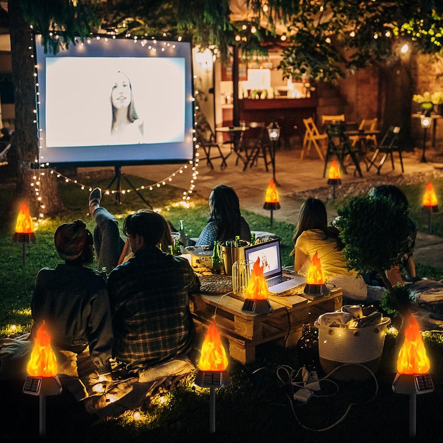 Luces de antorcha solar Toodour 50,8 cm LED a prueba de agua