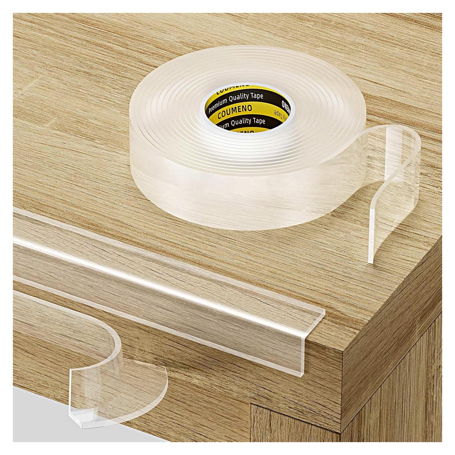 Protector de Bordes COUMENO 2.03cm x 2.01m Acrílico Transparente
