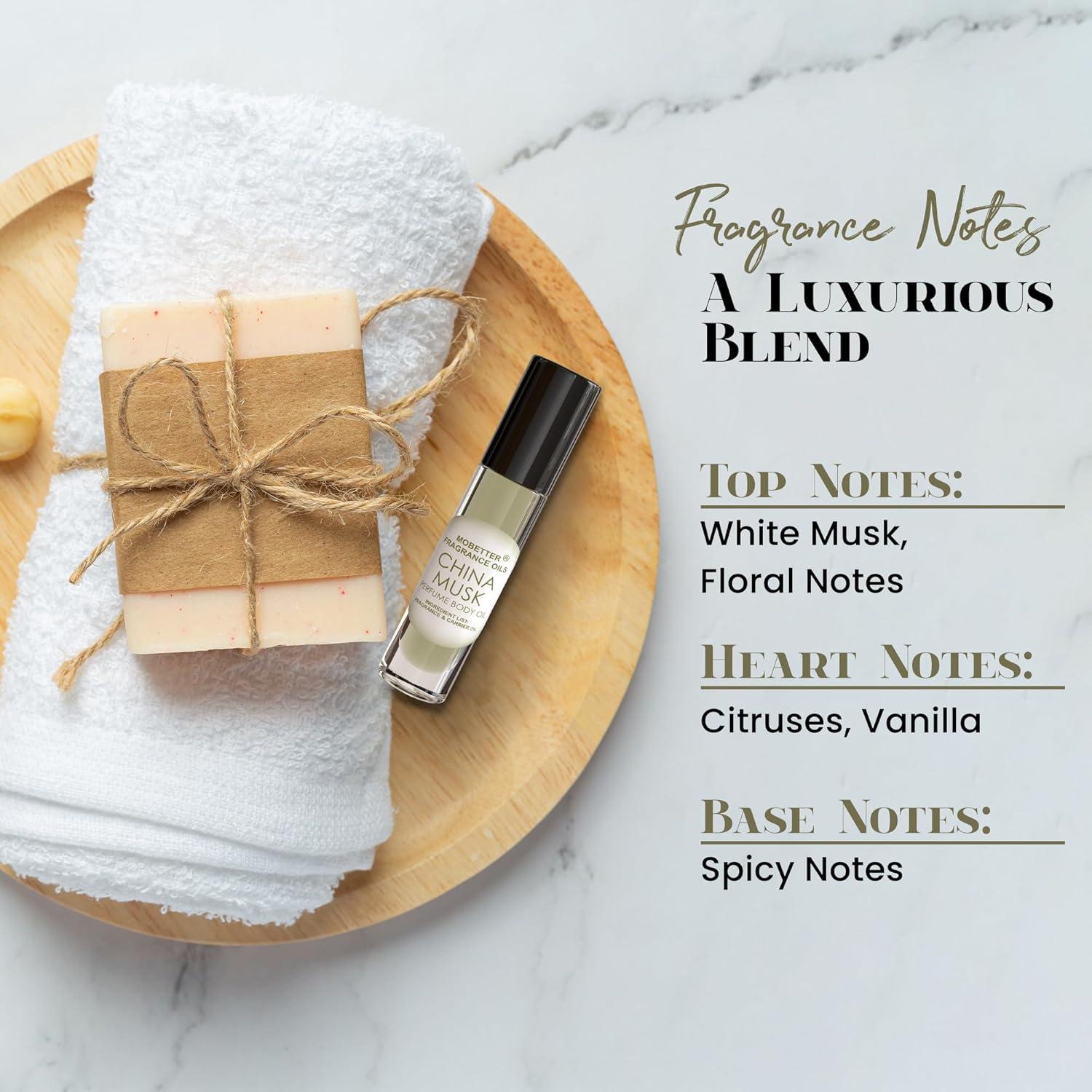 Aceite de Fragancia MoBetter China Musk 9.4 ml Roll On