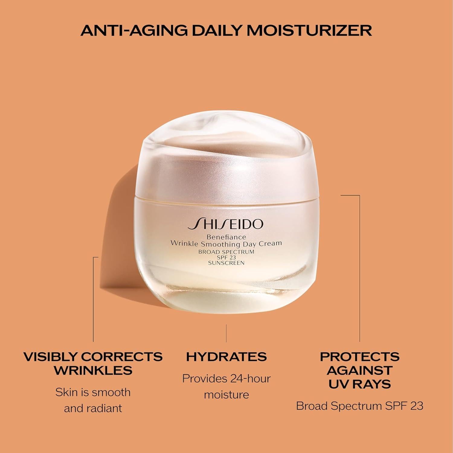 Crema de Día Antienvejecimiento Shiseido Benefiance 50 mL SPF 23