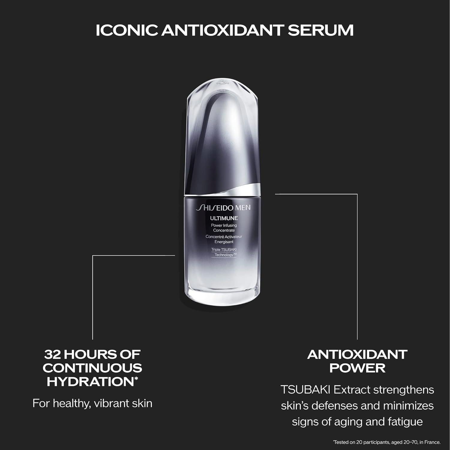 Shiseido Men Ultimune Concentrado 30 mL - Hidratante Energizante