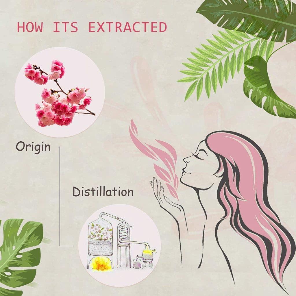 Aceite Esencial de Flor de Cerezo 9.4ml AOPING 100% Puro Natural