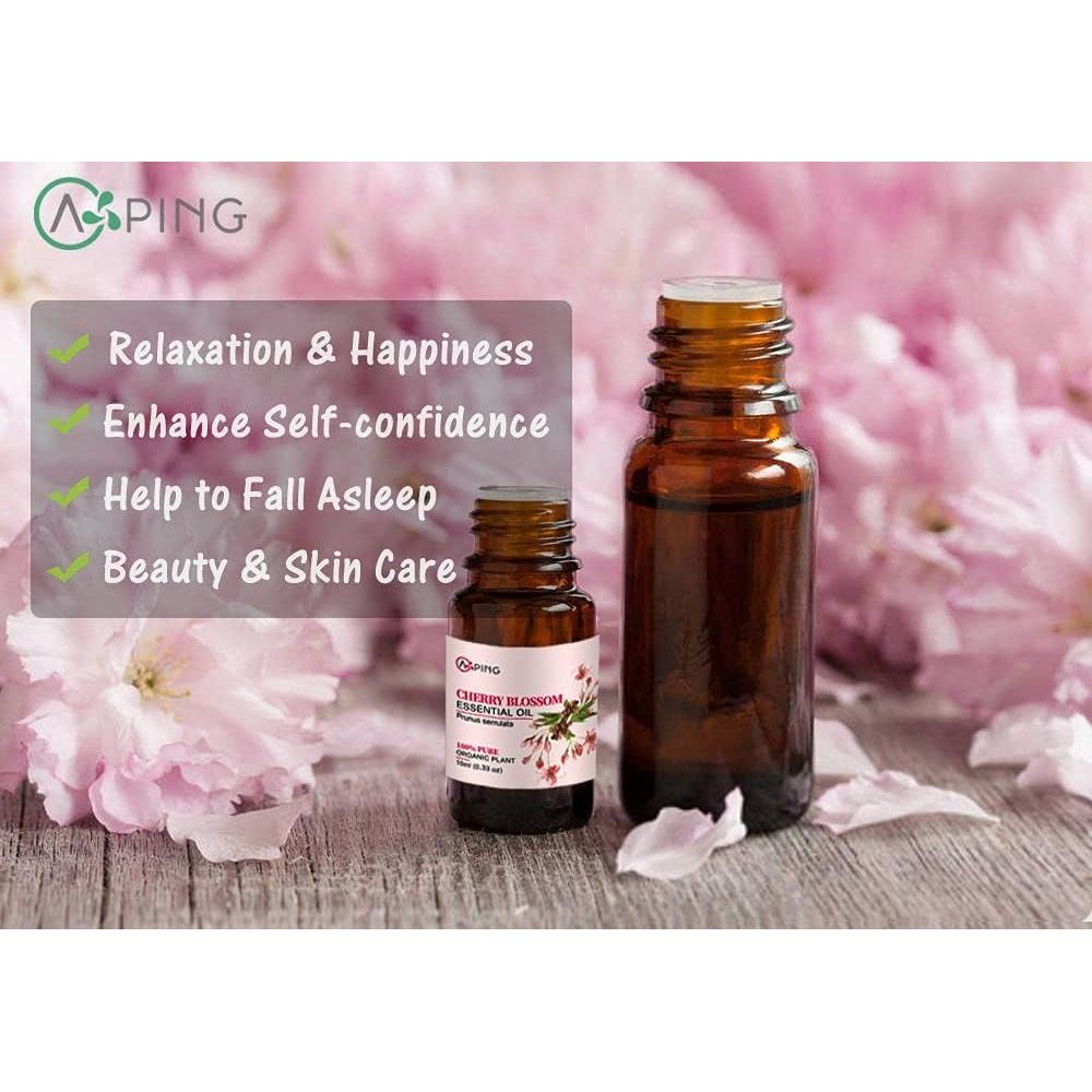 Aceite Esencial de Flor de Cerezo 9.4ml AOPING 100% Puro Natural