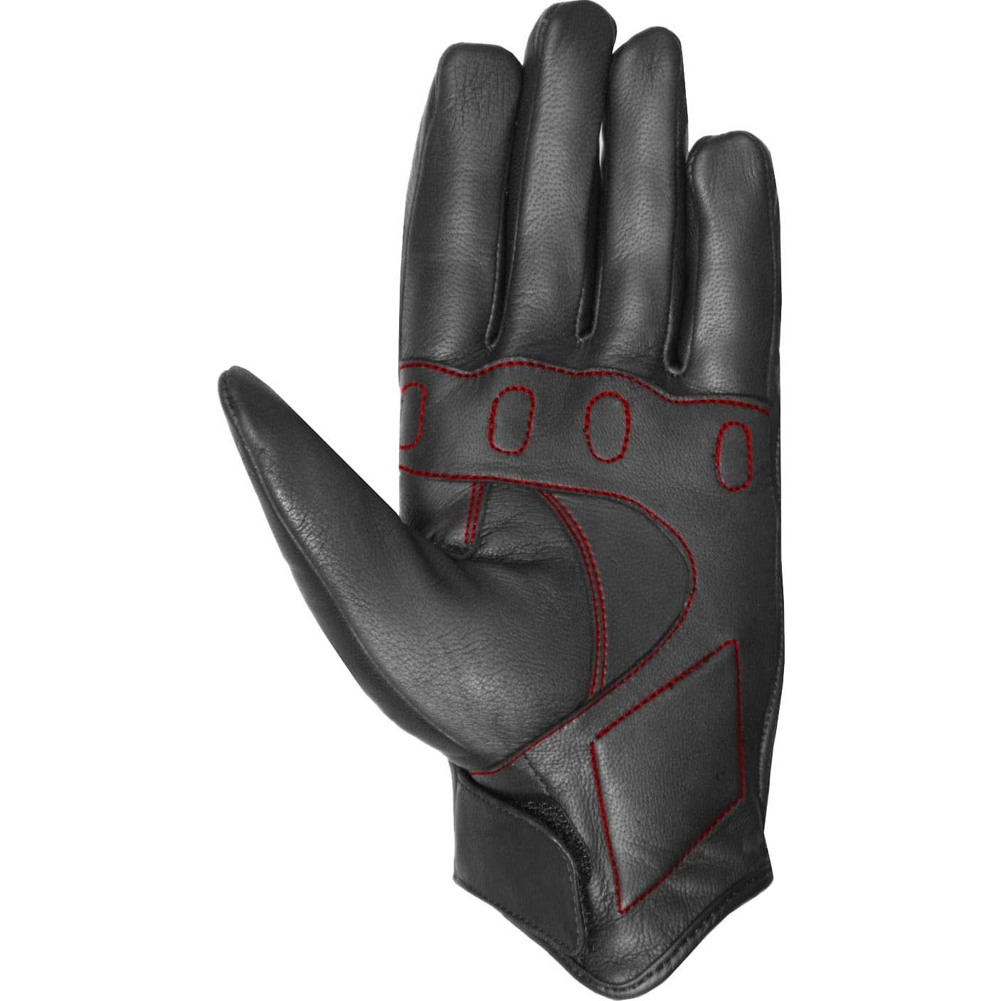 Guantes de Cuero Jackets 4 Bikes G57 Negro Pequeño