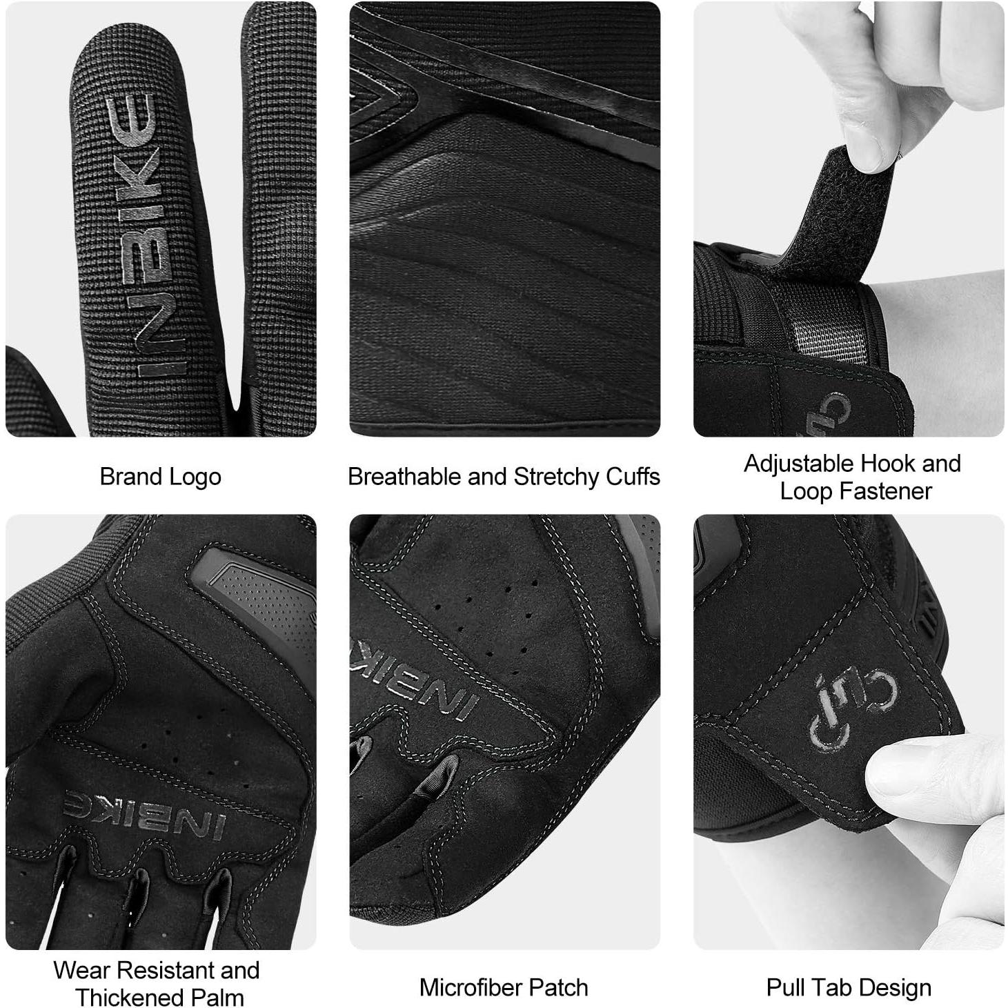 Guantes de motocicleta INBIKE transpirables con pantalla táctil