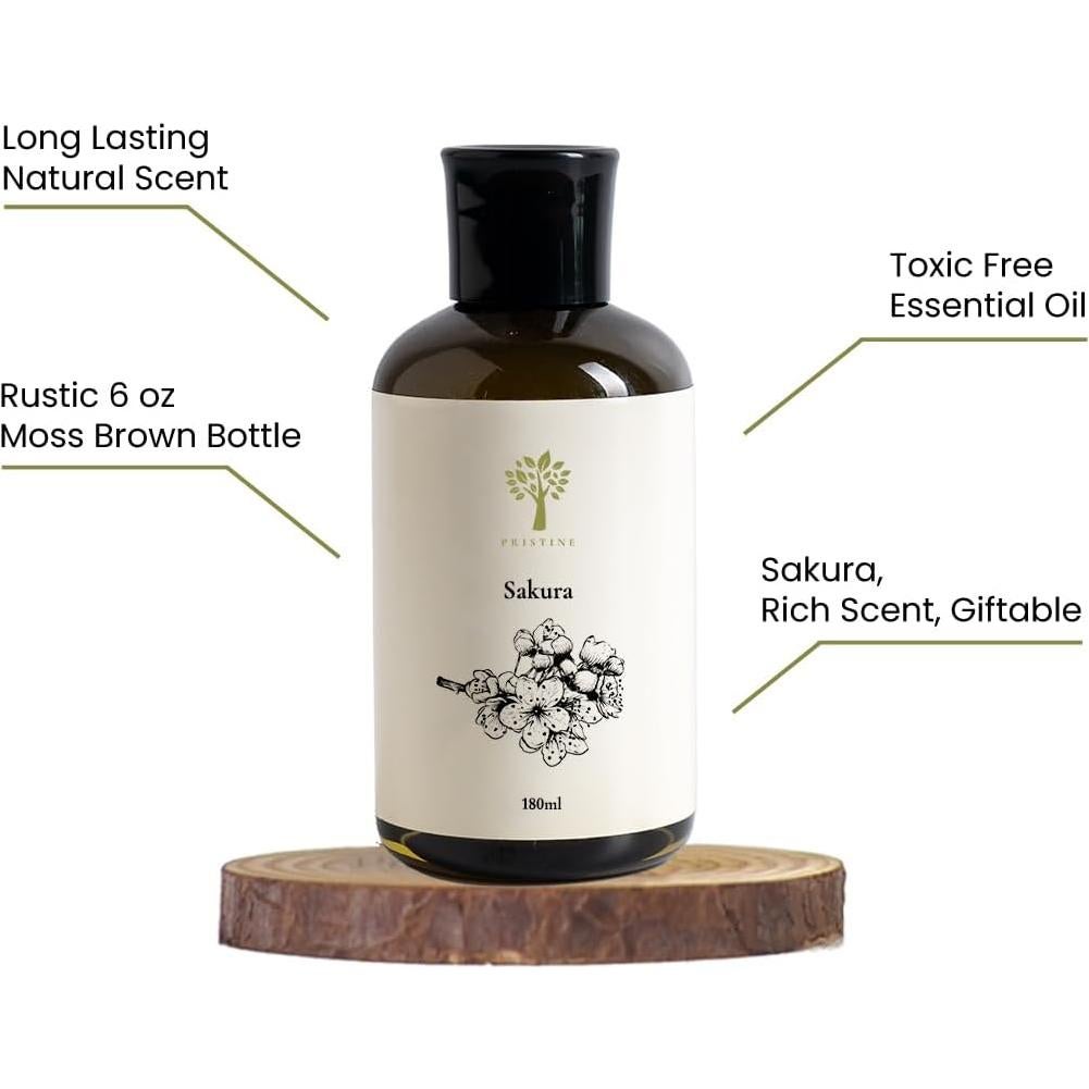 Recarga Difusor Pristine Aroma Sakura 177.4ml + Varillas