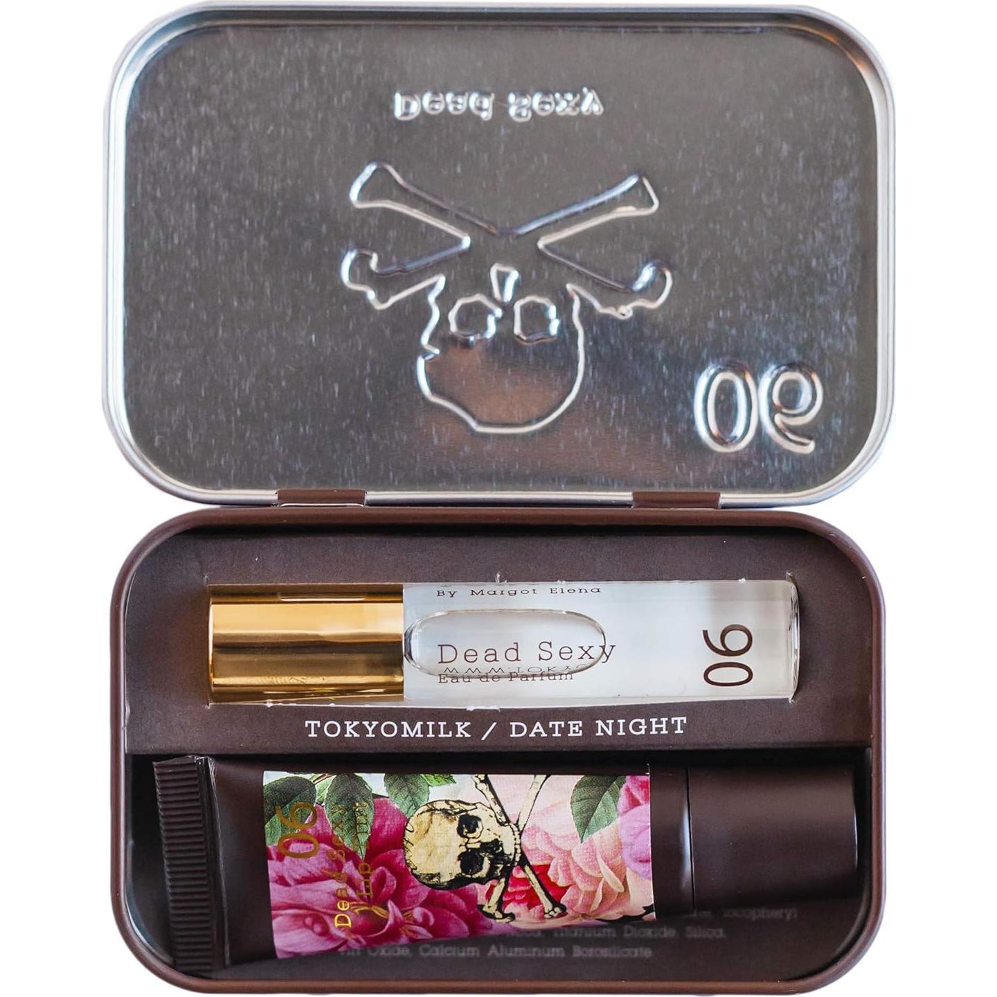 Kit de Noche de Cita TokyoMilk Dead Sexy | Tinte Labios Citrus Rose y Perfume