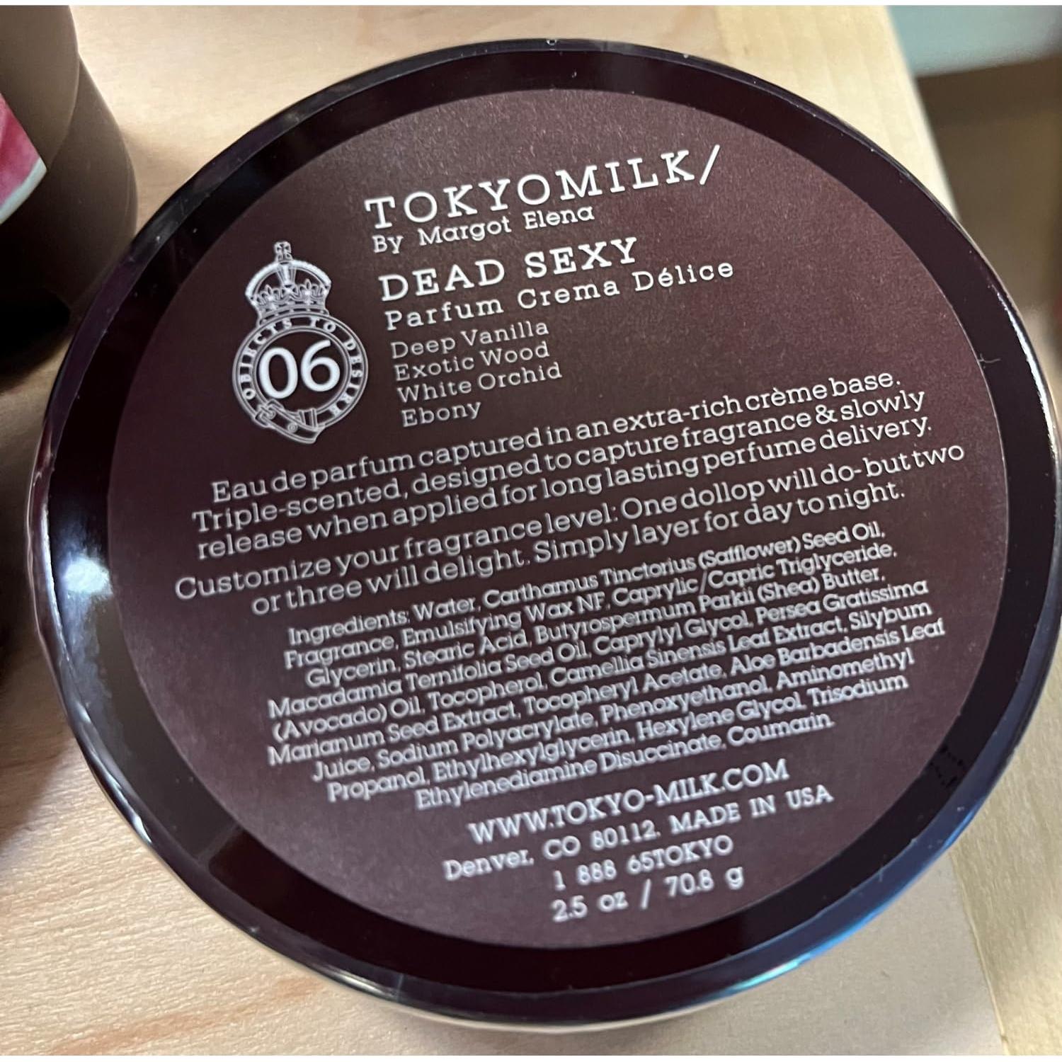 Crema Perfume TokyoMilk Muerto Sexy 70g - Fragancia Femenina