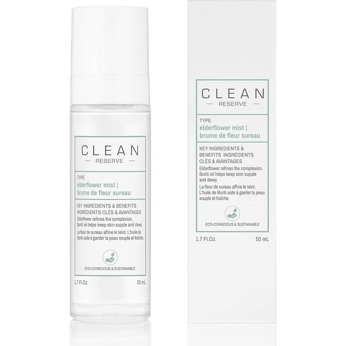 Mist Facial Vegano CLEAN Reserve Elderflower 174g