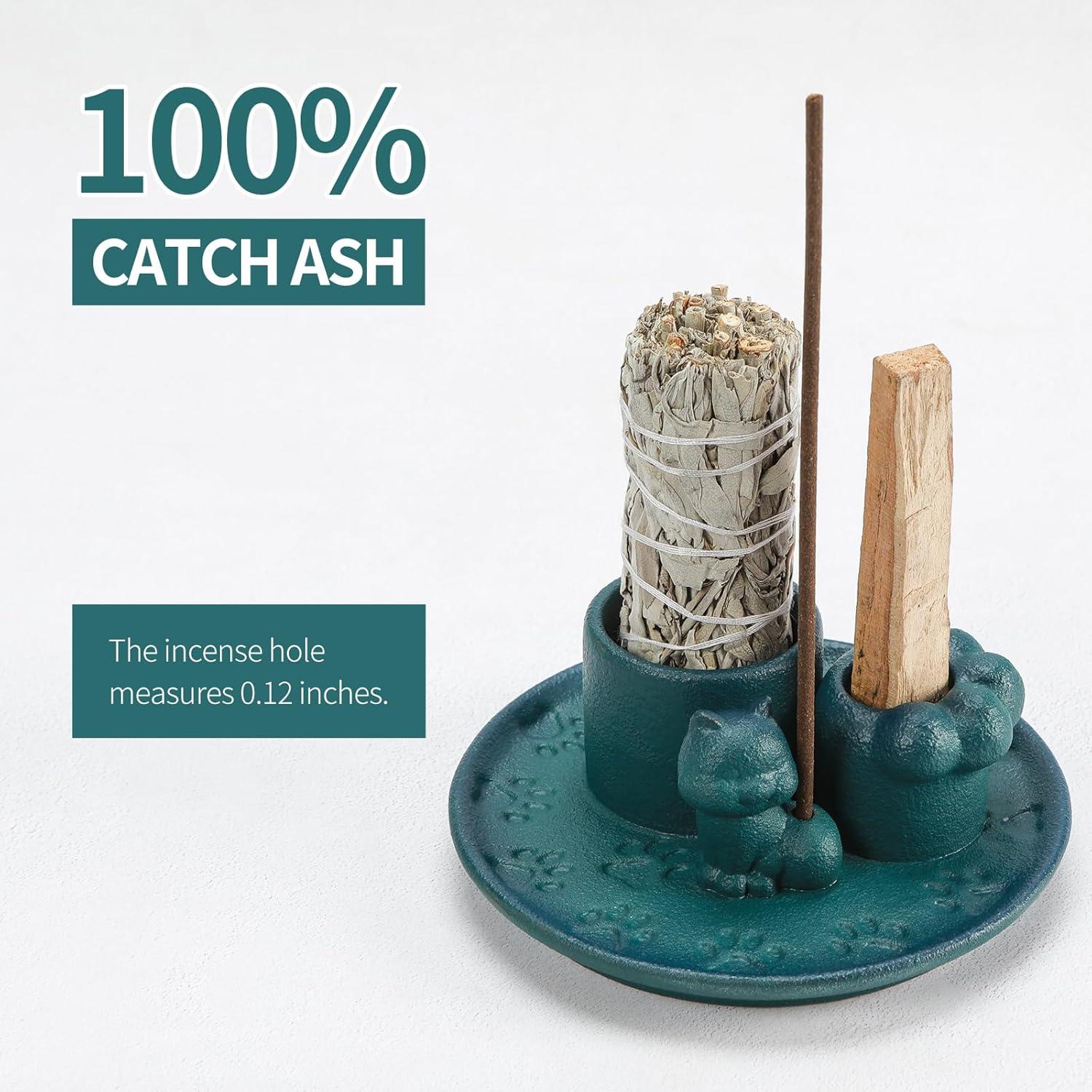 Soporte de Palo Santo 4 en 1 ToolSentryX - Cerámica Azul