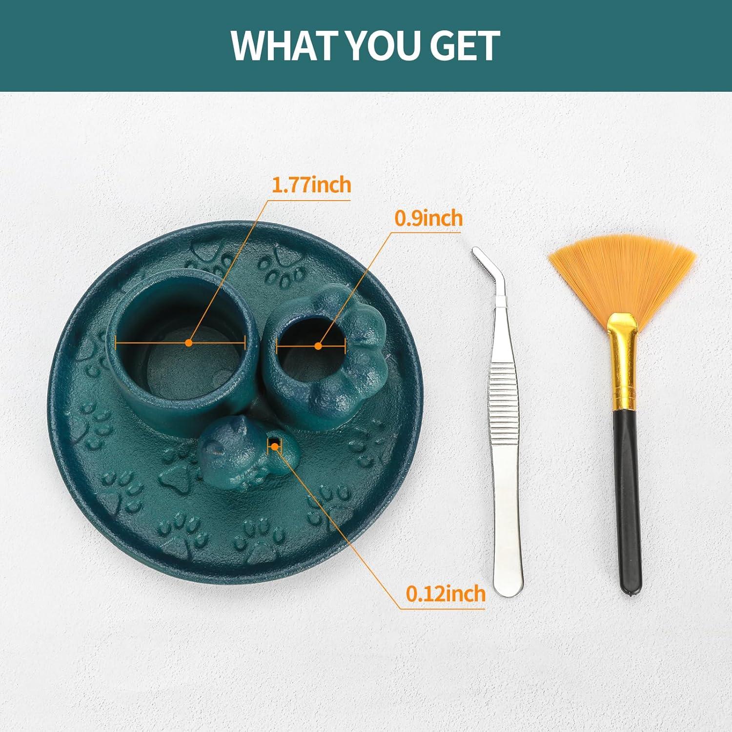 Soporte de Palo Santo 4 en 1 ToolSentryX - Cerámica Azul