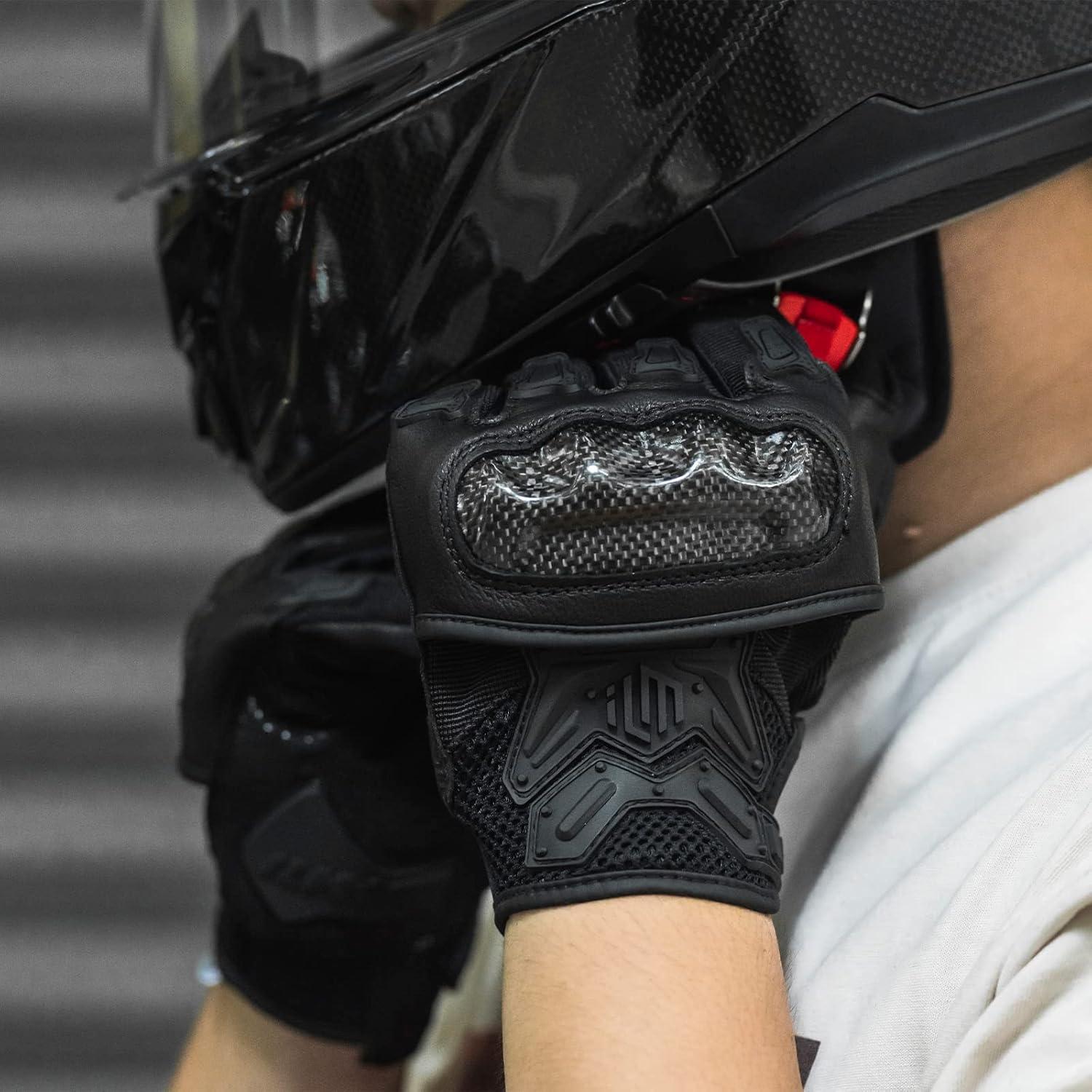 Guantes de Motociclismo ILM GST301 Táctiles y Resistentes