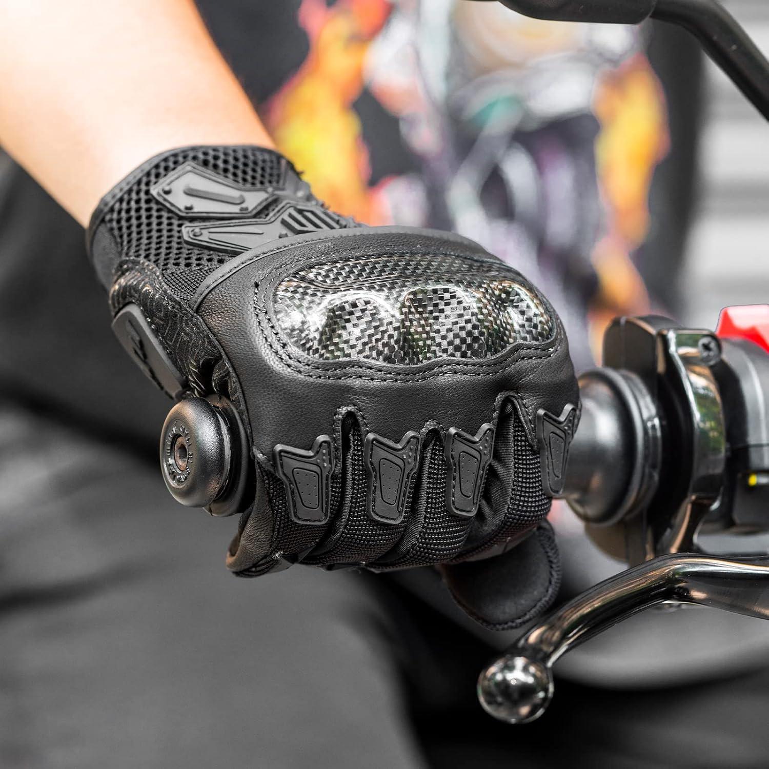 Guantes de Motociclismo ILM GST301 Táctiles y Resistentes