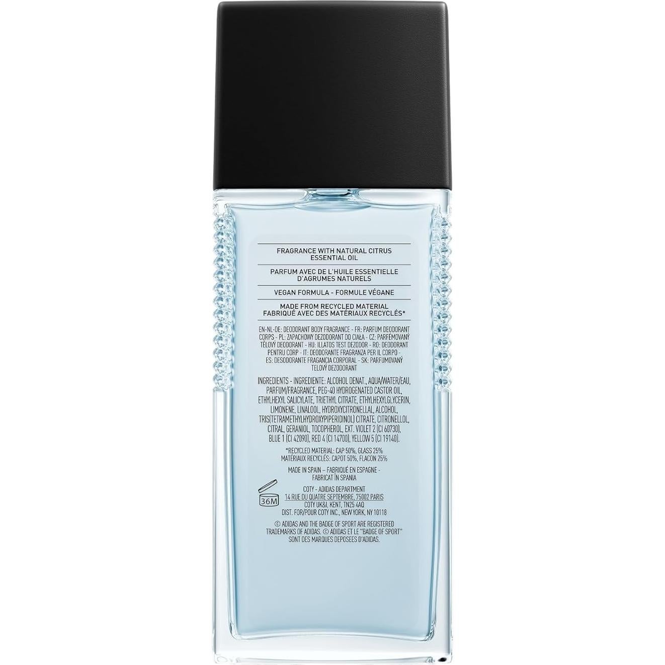 Adidas Moves Him Fragancia Corporal 75 ml - Notas Frescas