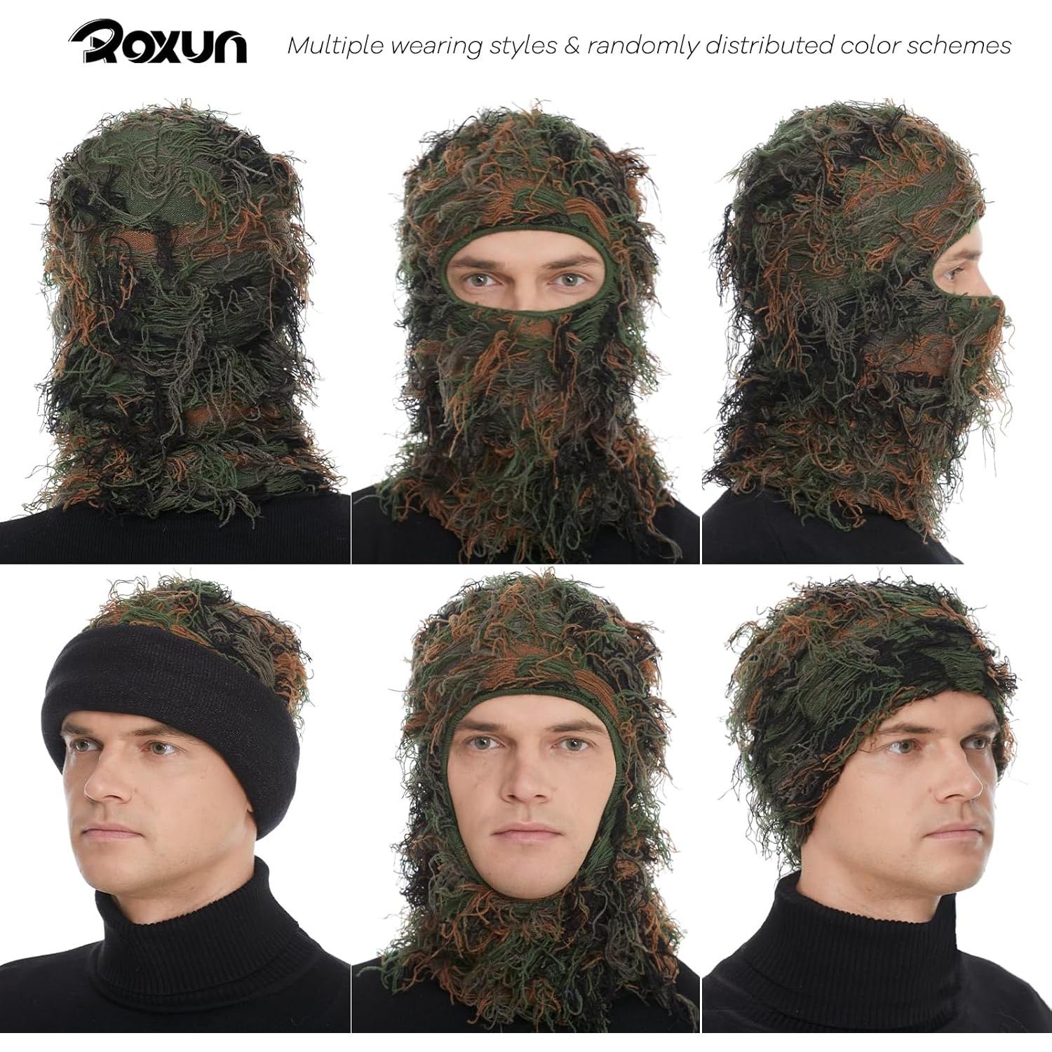 Máscara de Esquí Balaclava Roxun Verde Ejército Mezclado