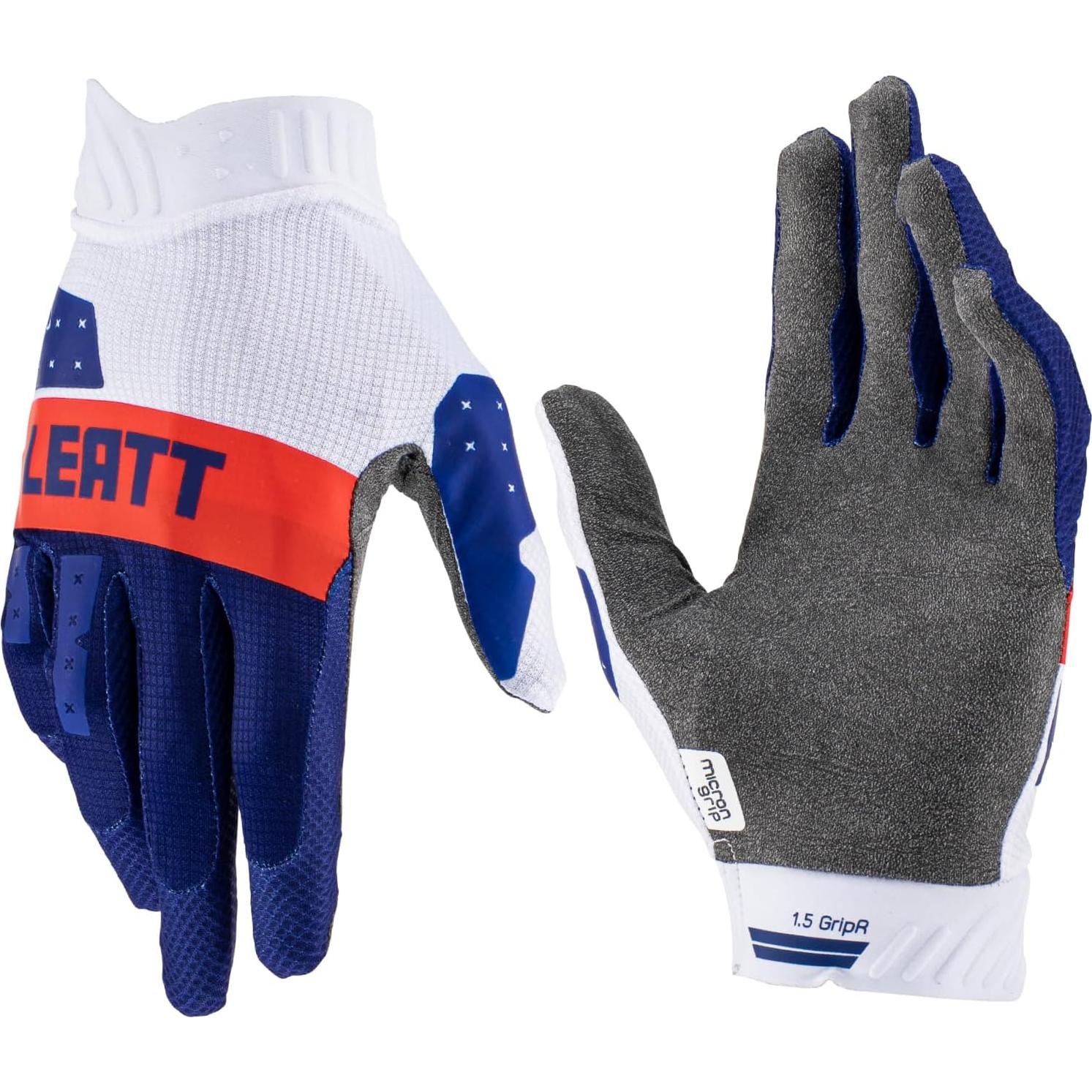 Guantes Leatt Moto 1.5 GripR Adulto Rojo/Azul XX-Grande