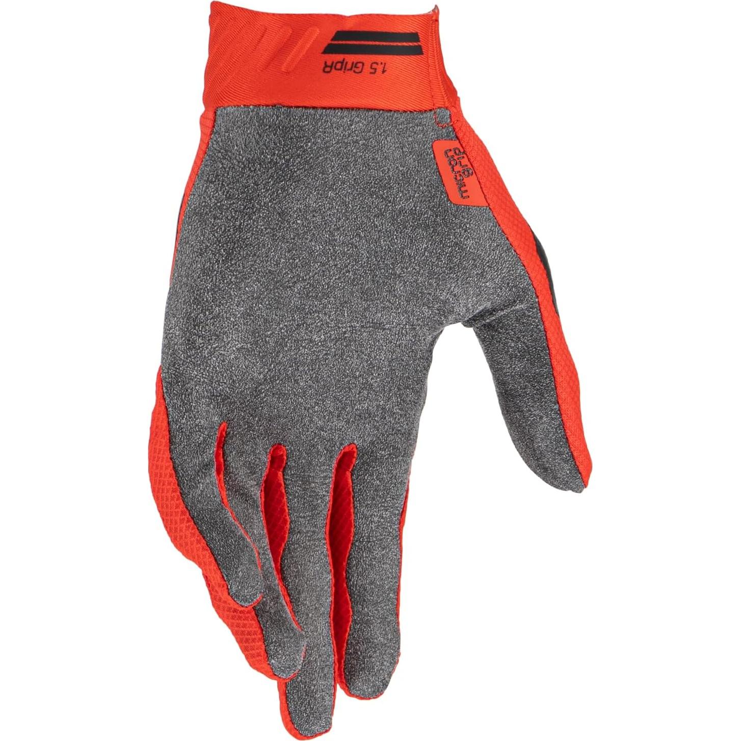 Guantes Leatt Moto 1.5 GripR Adulto Rojo Pequeño