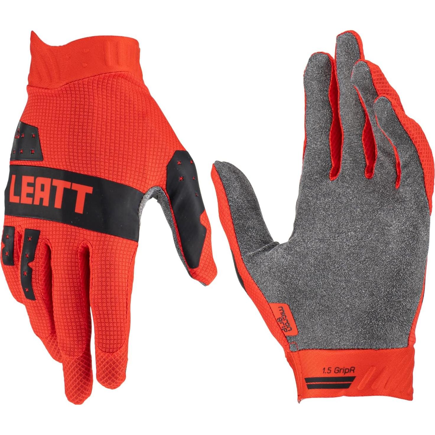 Guantes Leatt Moto 1.5 GripR Adulto Rojo Grande