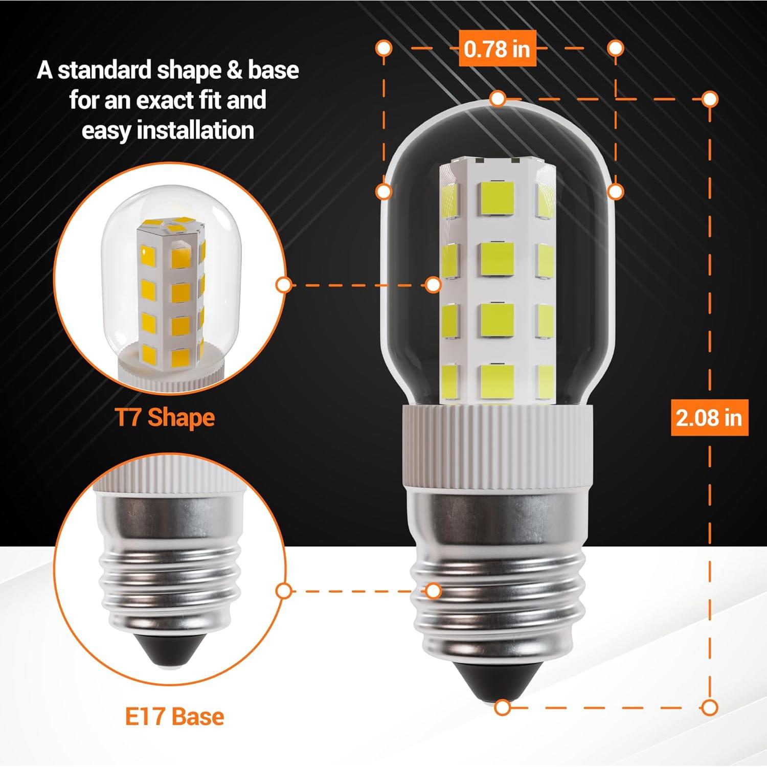 Bombilla LED Dimmable BlueStars E17 3W 6000K Luz Fría - 3 Pzas
