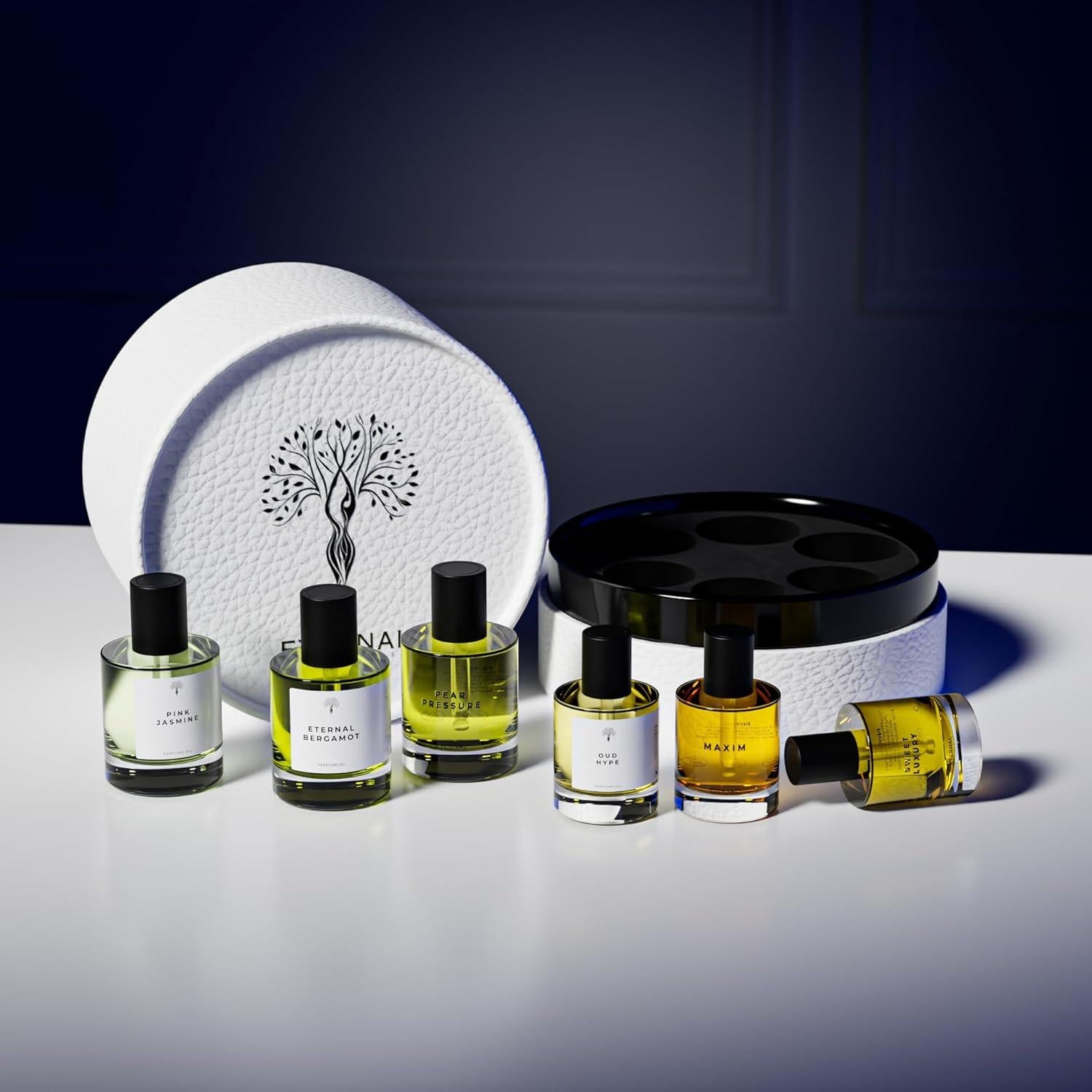 Set de Regalo de Aceites de Perfume Eternal 6 Piezas 30ml y 50ml