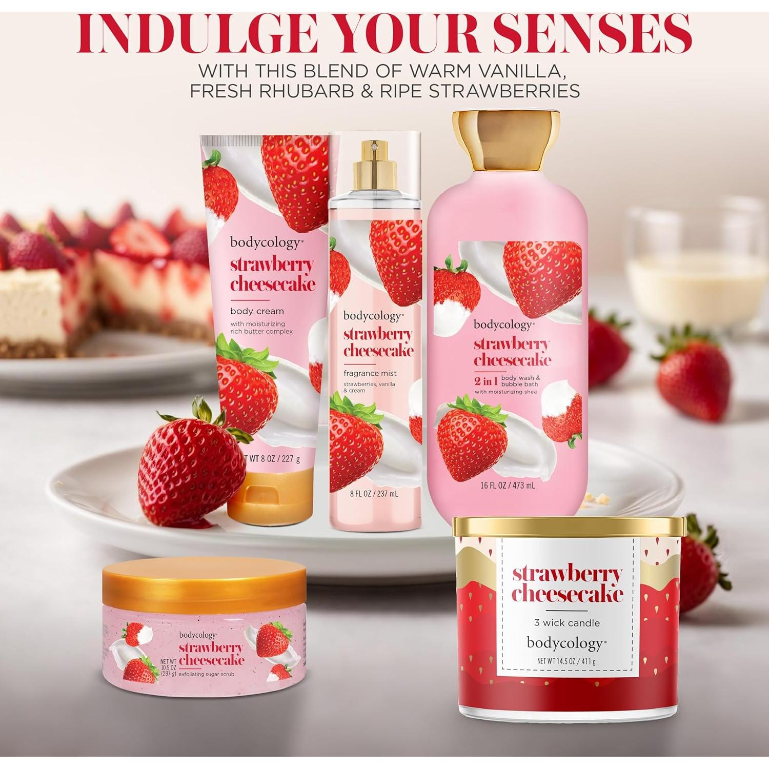 Bruma Corporal Bodycology Tarta de Fresa 236.6 ml