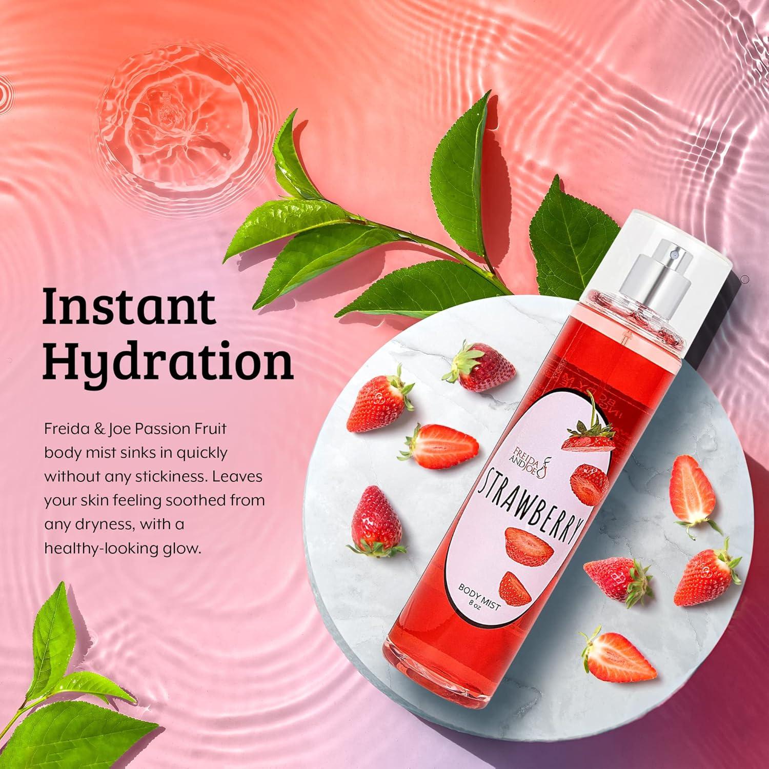 Bruma Corporal Aromática Fresa Lujo 226.8g Sin Alcohol