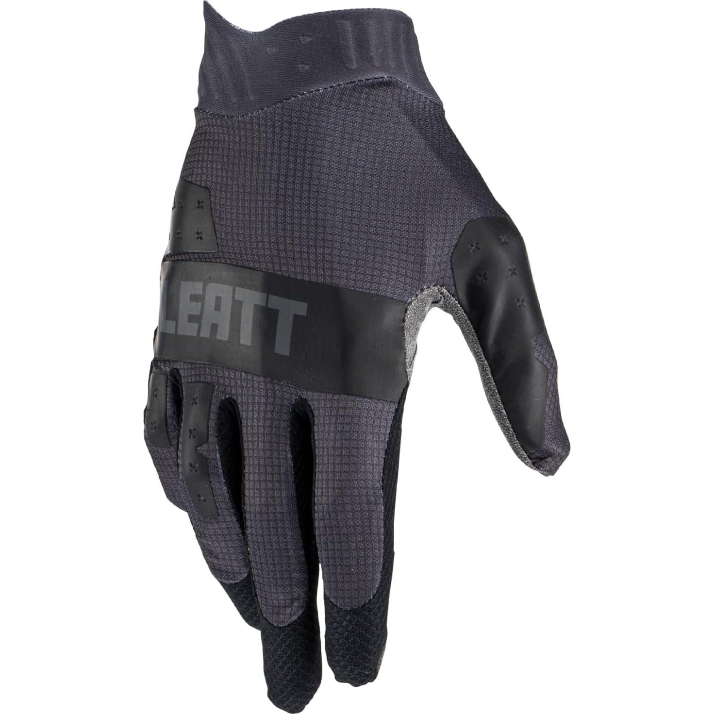 Guantes Leatt Moto 1.5 GripR Adulto Negro/Gris Pequeño