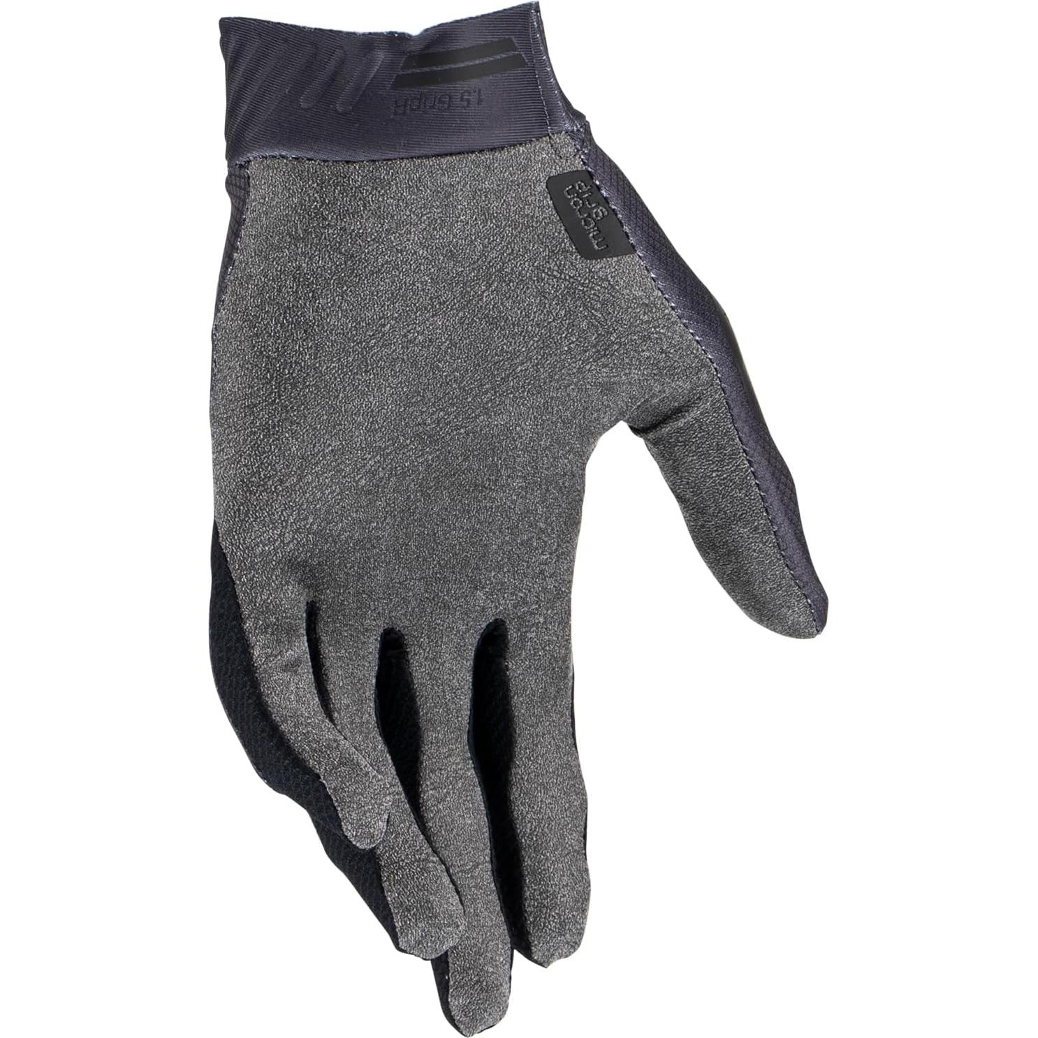 Guantes Leatt Moto 1.5 GripR Adulto Negro/Gris Pequeño