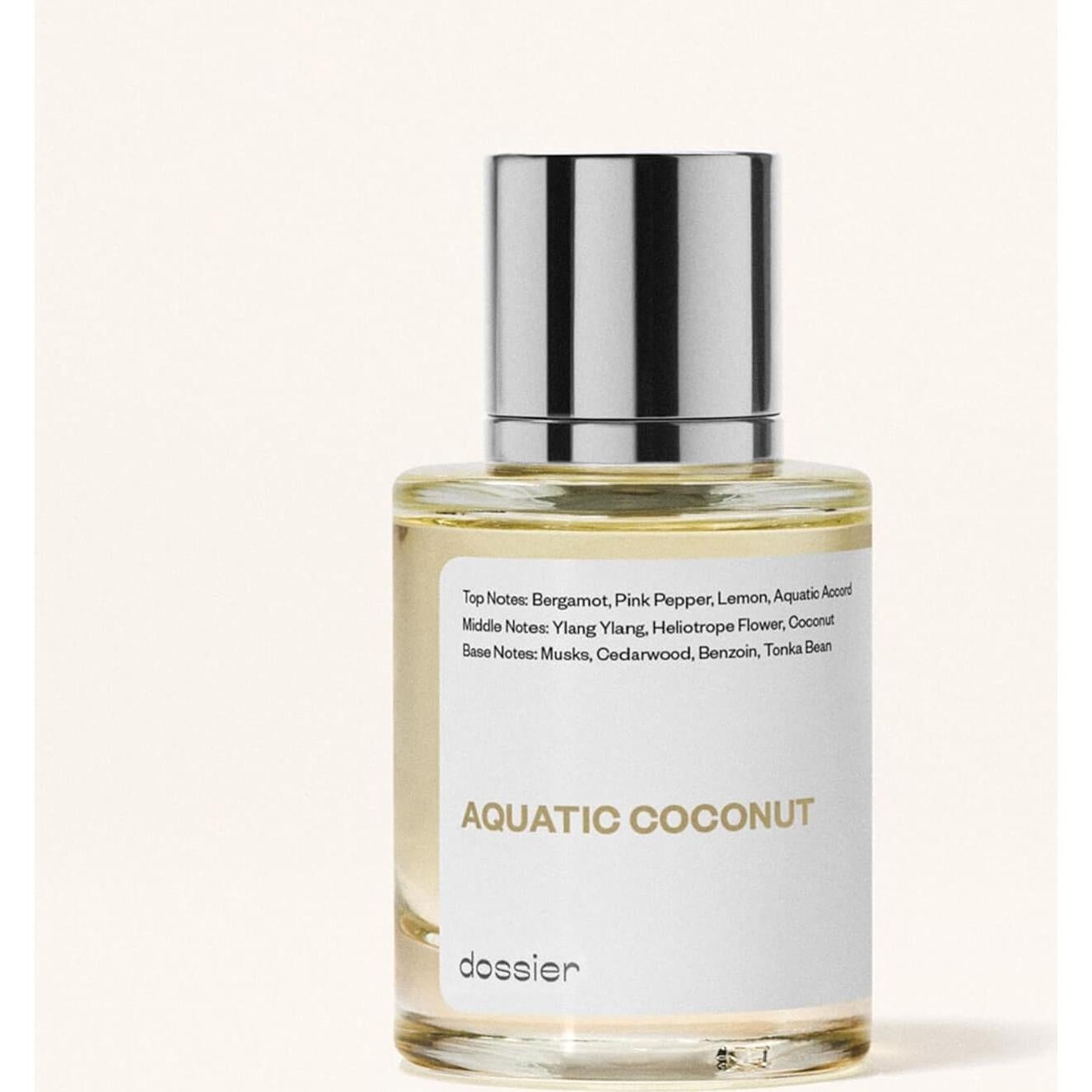 Dossier Coco Acuático 50ml - Fragancia Unisex Inspirada en Beach Walk