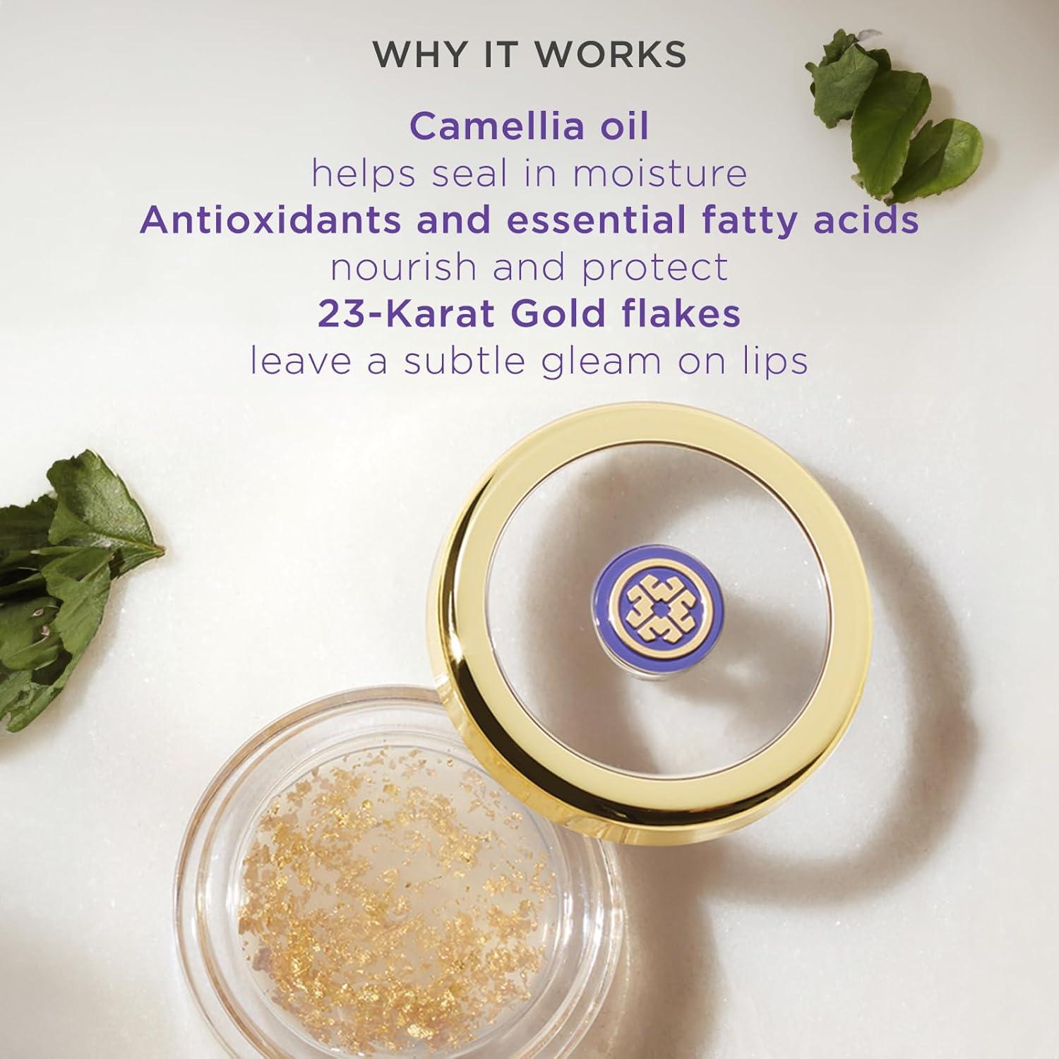 Bálsamo Labial Tatcha Camellia Gold Spun 6 g Hidratante