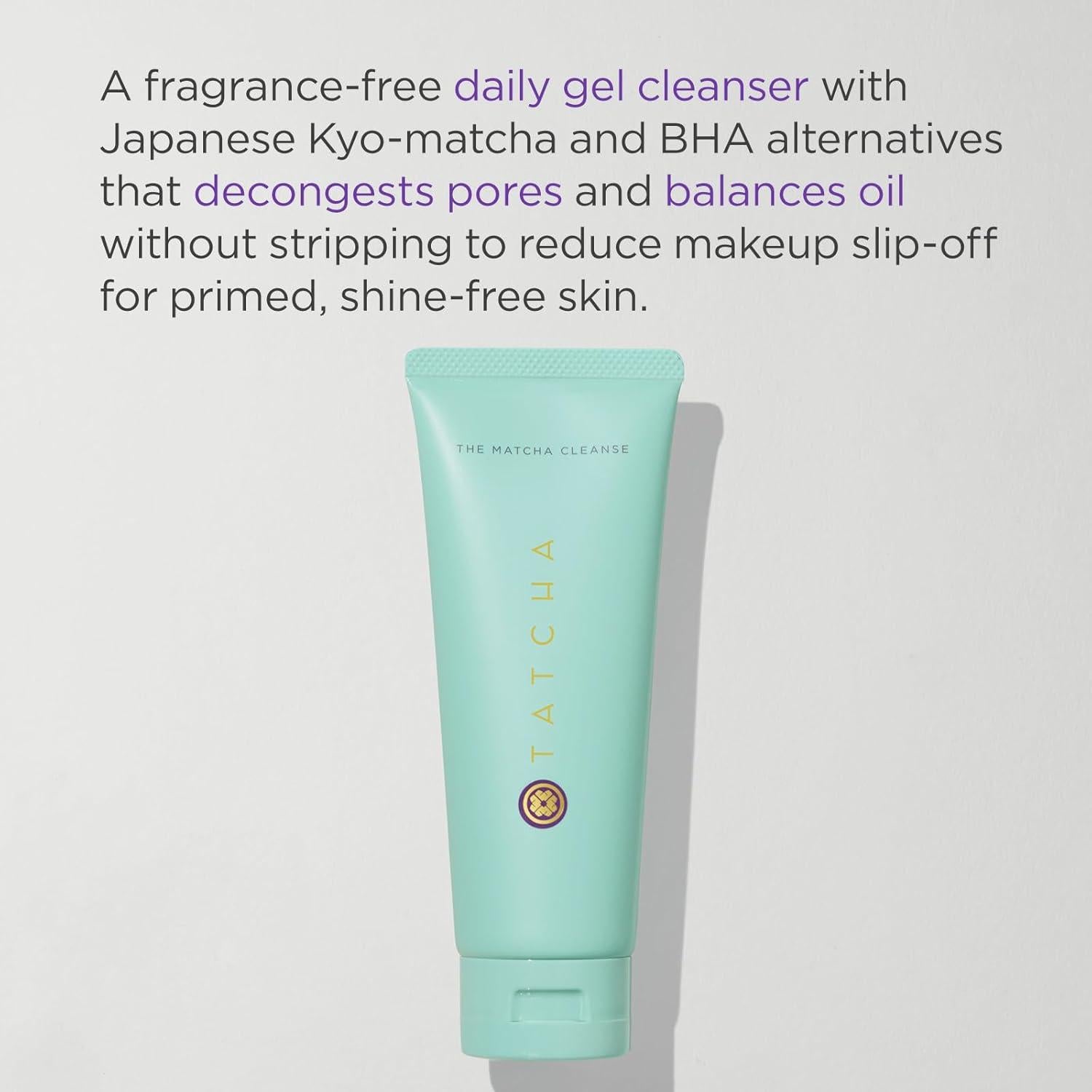 Gel Limpiador TATCHA Matcha 150 g - Aclarador y Descongestiona Poros