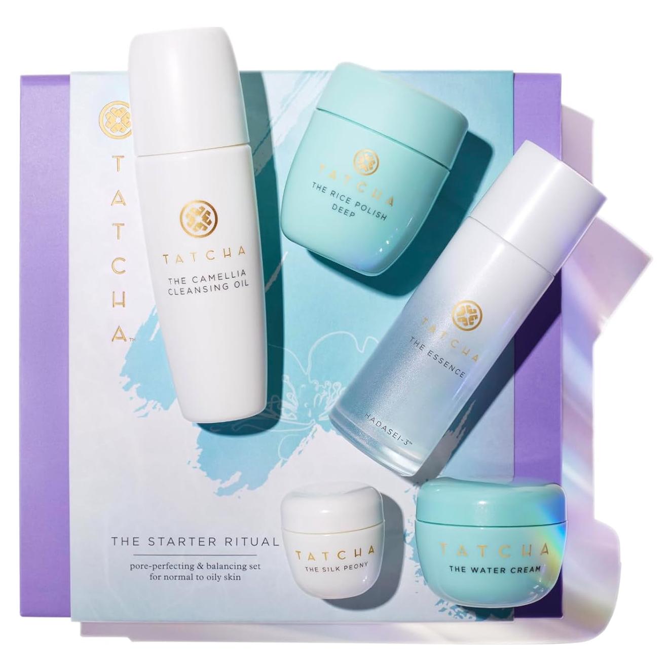 Conjunto Ritual de Inicio Tatcha para Piel Mixta a Grasa - 2 Semanas