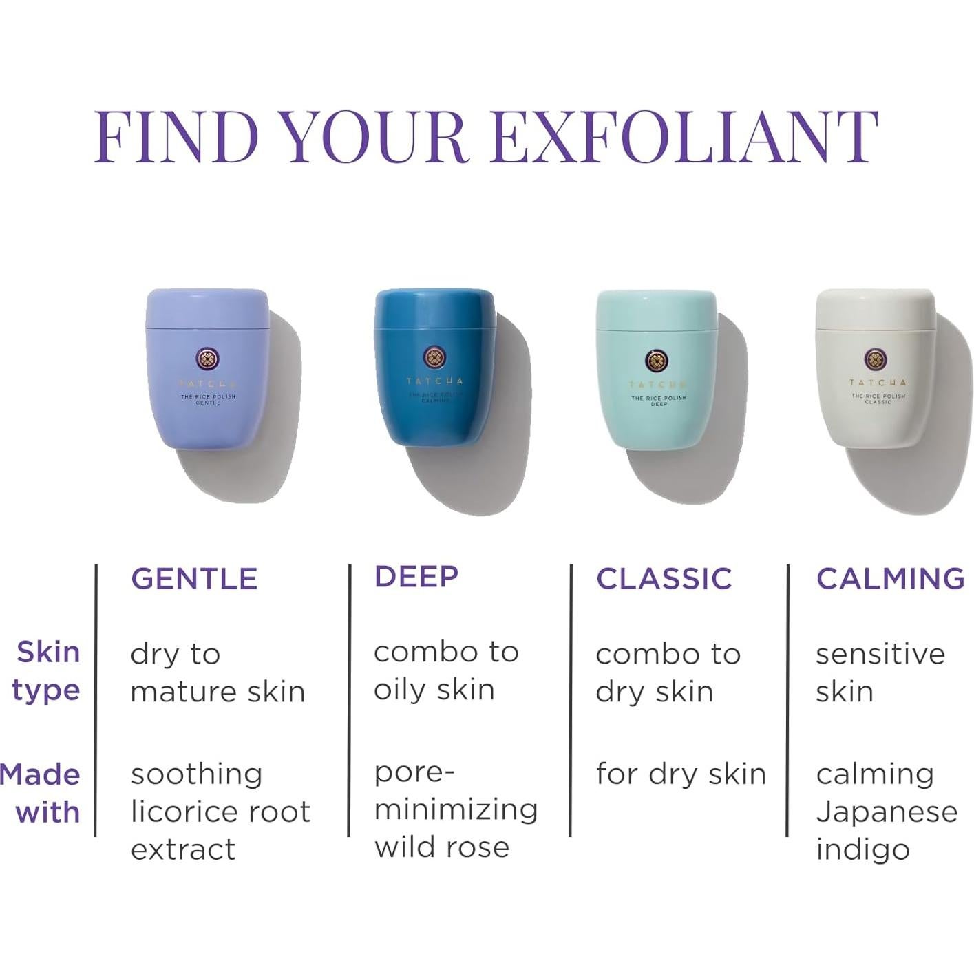 Exfoliante Diario No Abrasivo Tatcha Pulido de Arroz 59g