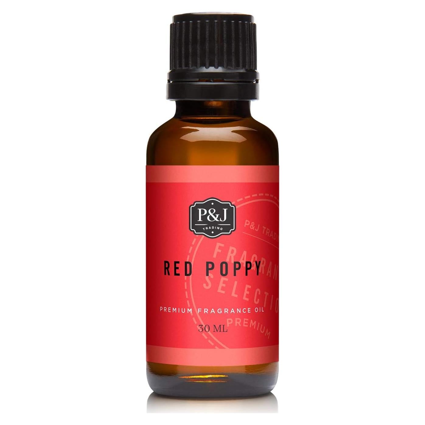 Aceite Aromático P&J Trading Amapola Roja 30ml - Fragancia para Velas y Jabones