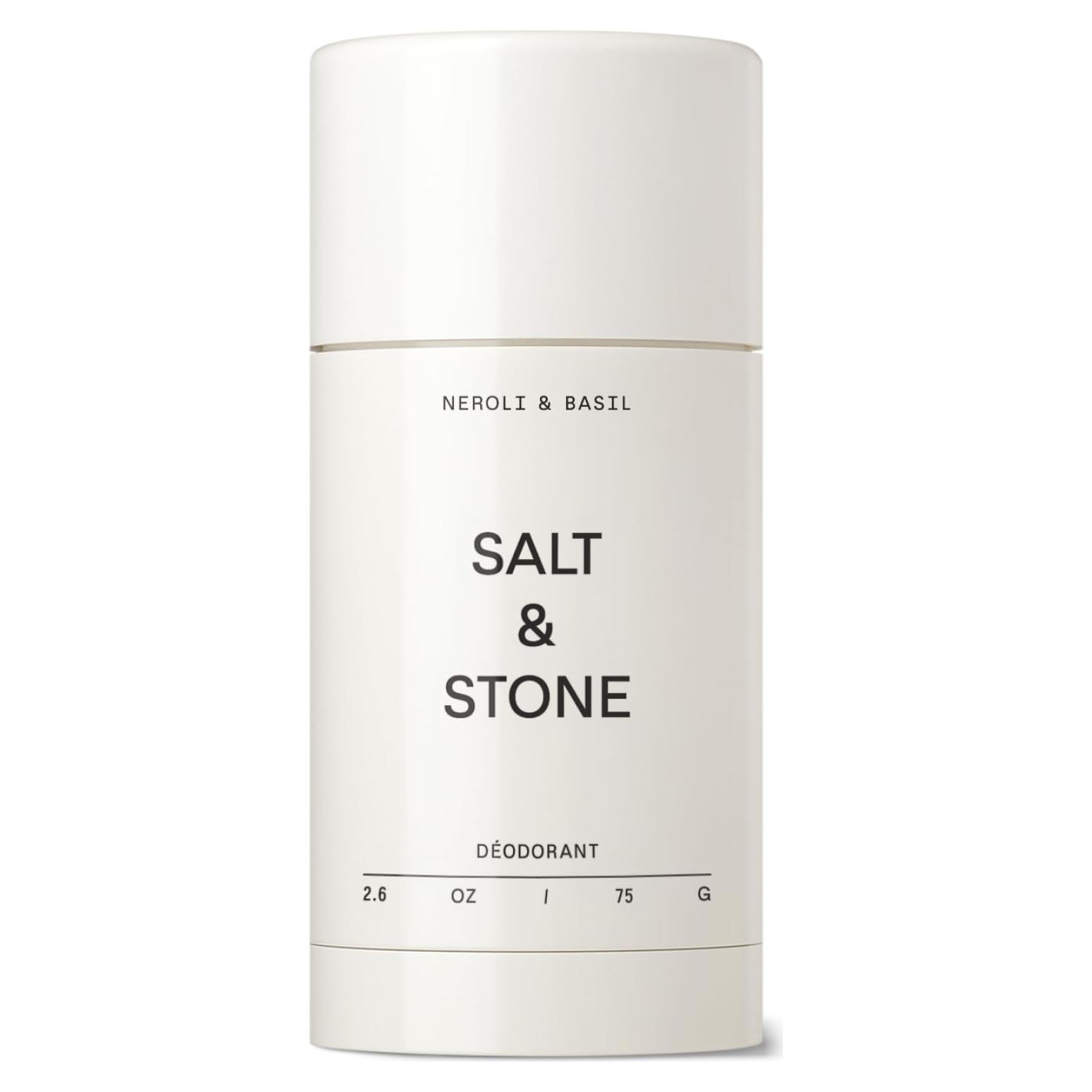 Desodorante Natural SALT & STONE 73.9g Unisex Neroli y Albahaca