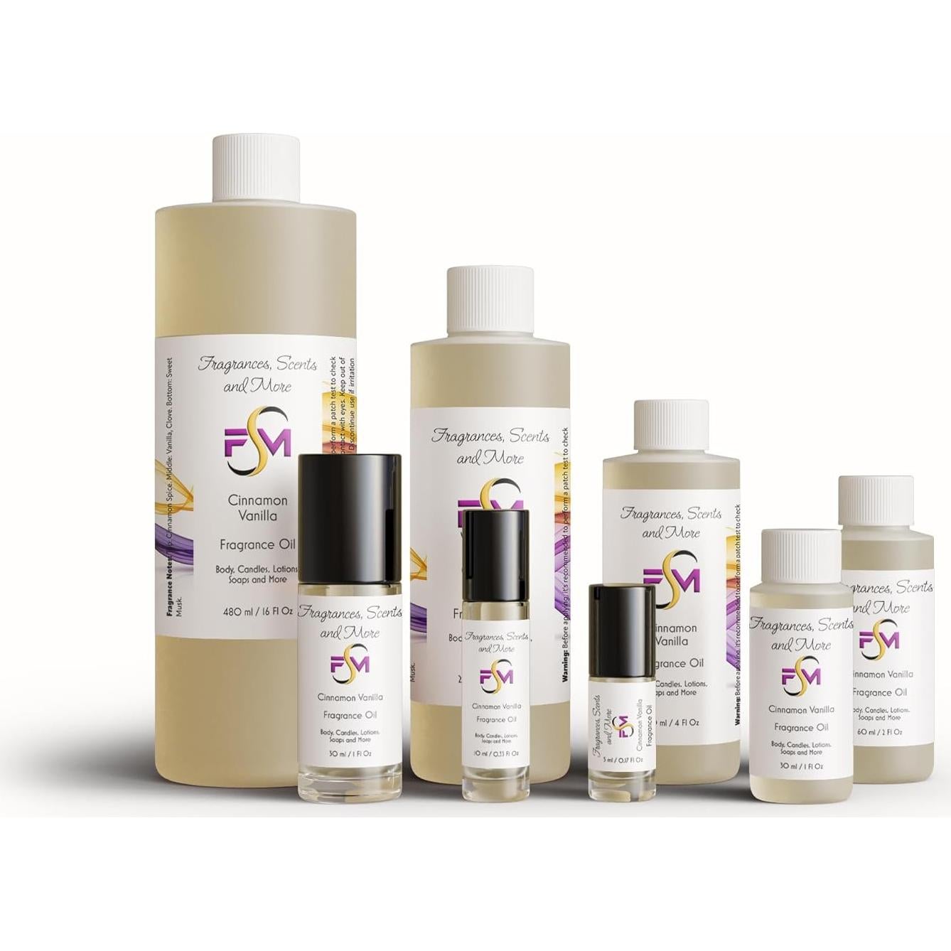 Aceite de Fragancia Canela y Vainilla J & TC 30ml