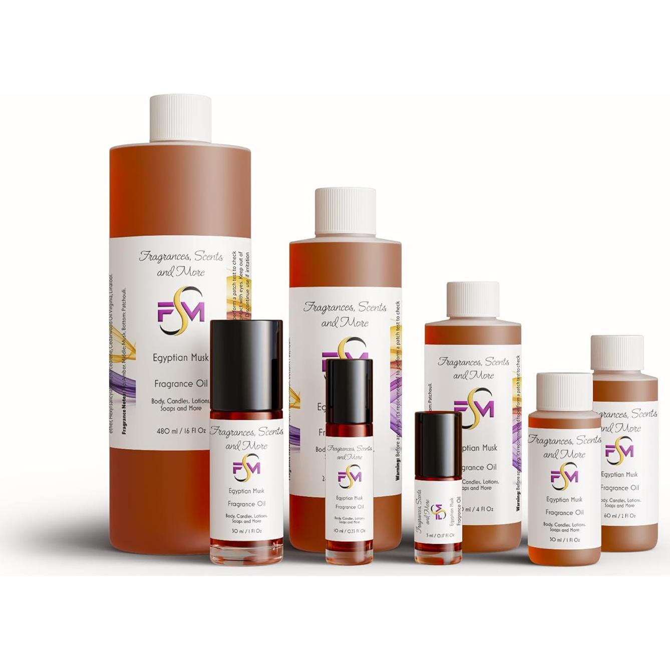 Aceite de Fragancia Almizcle Egipcio J & TC - 10ml Roll On