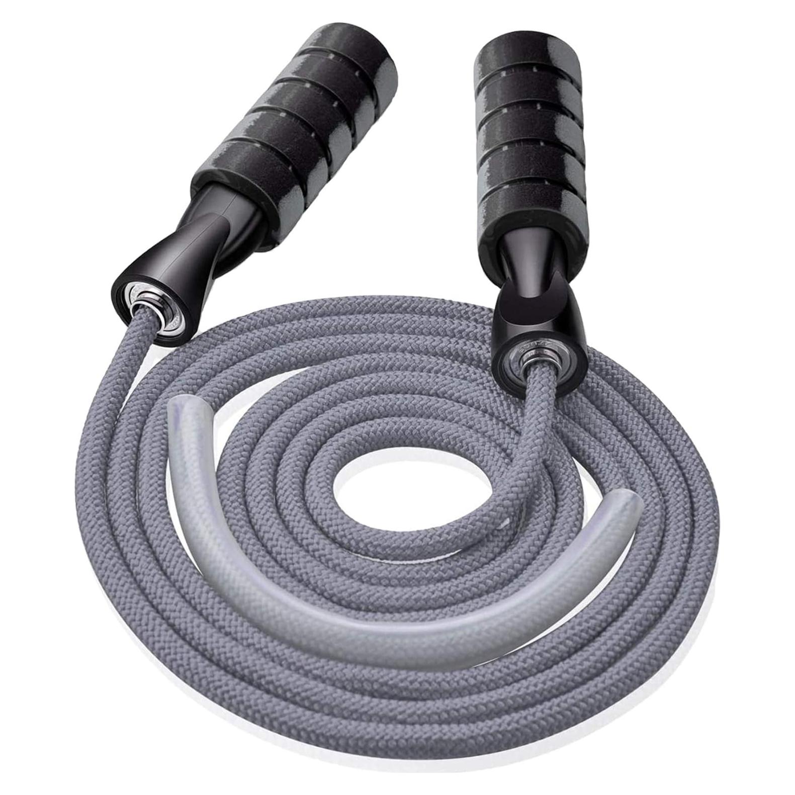 Jump rope, Professional Weighted Jump rope workout, Adjustable Tangle-Free with Ball Bearings Exerciser Jump ropes for Cardio, Endurance Training, Fitness Workouts, Jumping Exercise