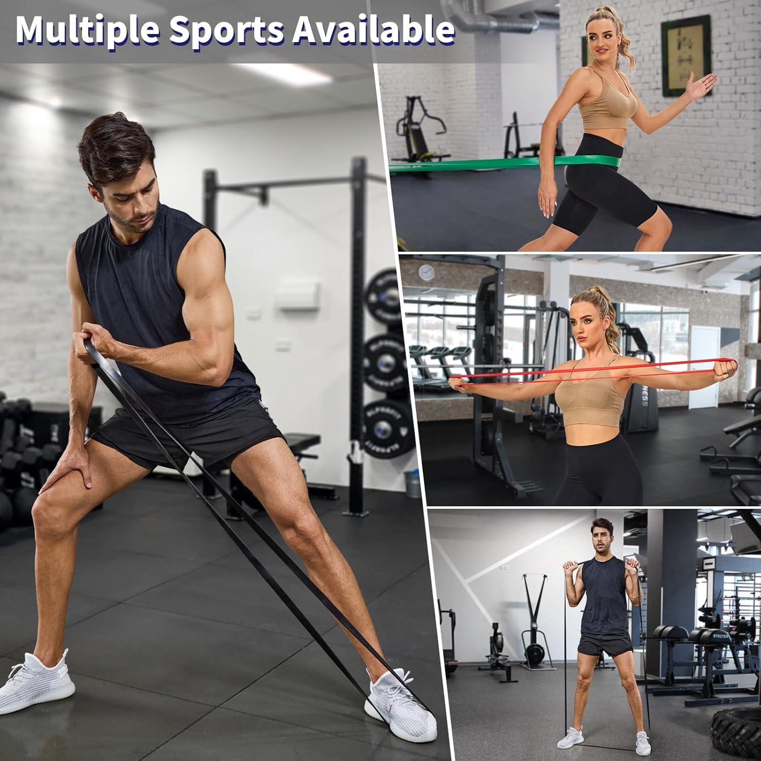 Conjunto de bandas de resistencia YONKFUL 15-120 LBS para ejercicio