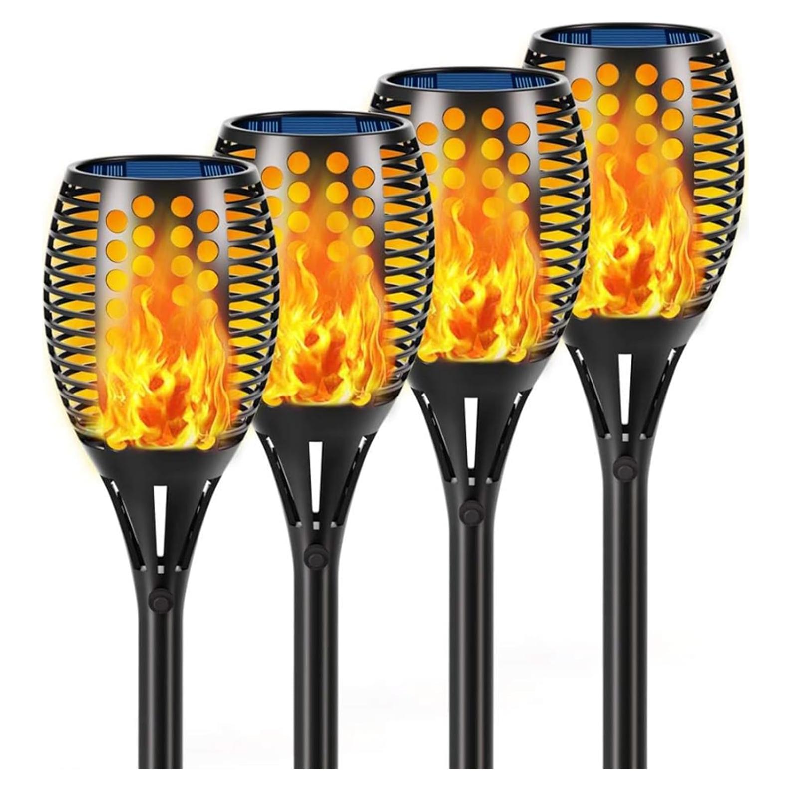 Aityvert Luces Solares 4 Paquete 109 cm Antorchas LED