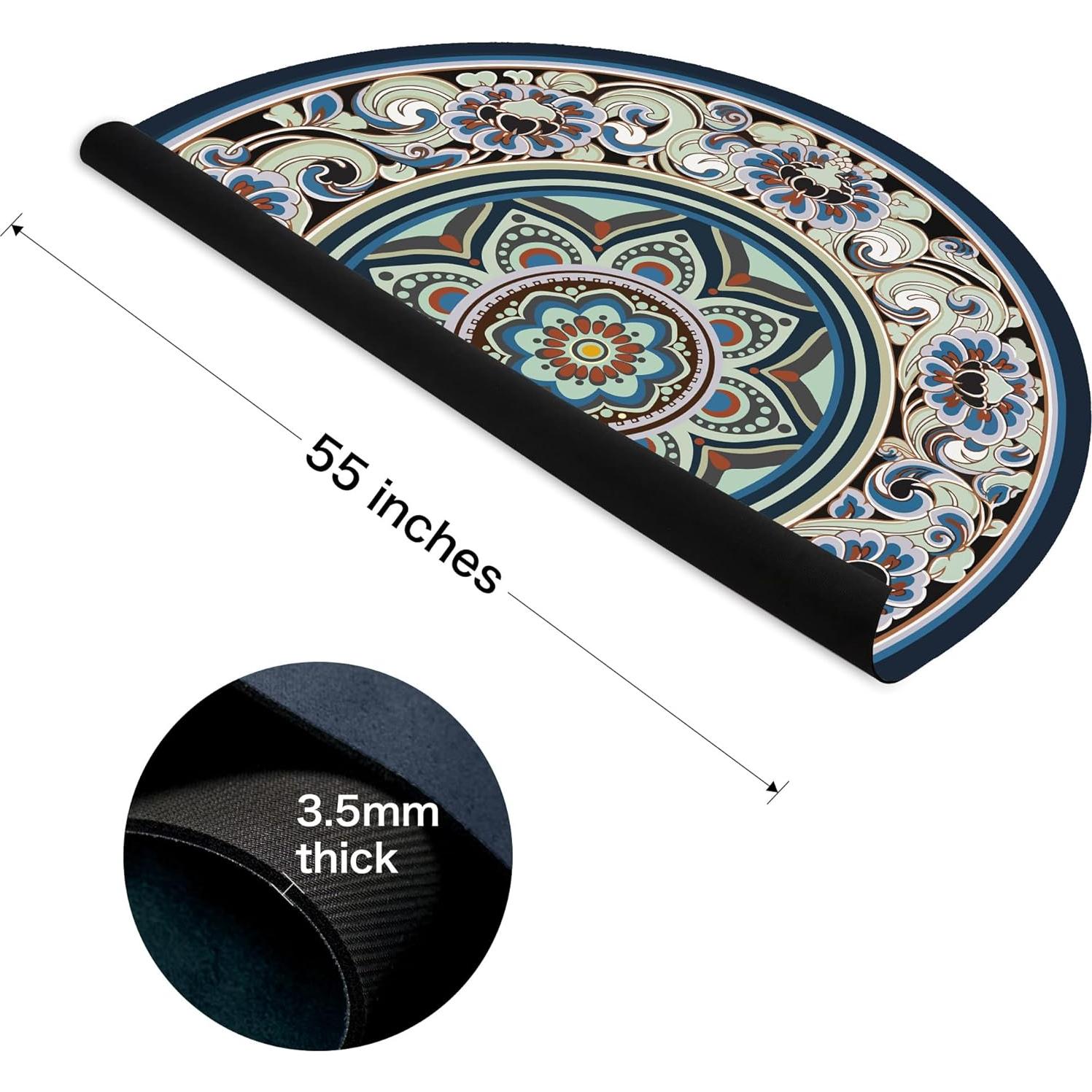 Esterilla de Yoga Redonda Knsbk 140cm Antideslizante 3.5mm