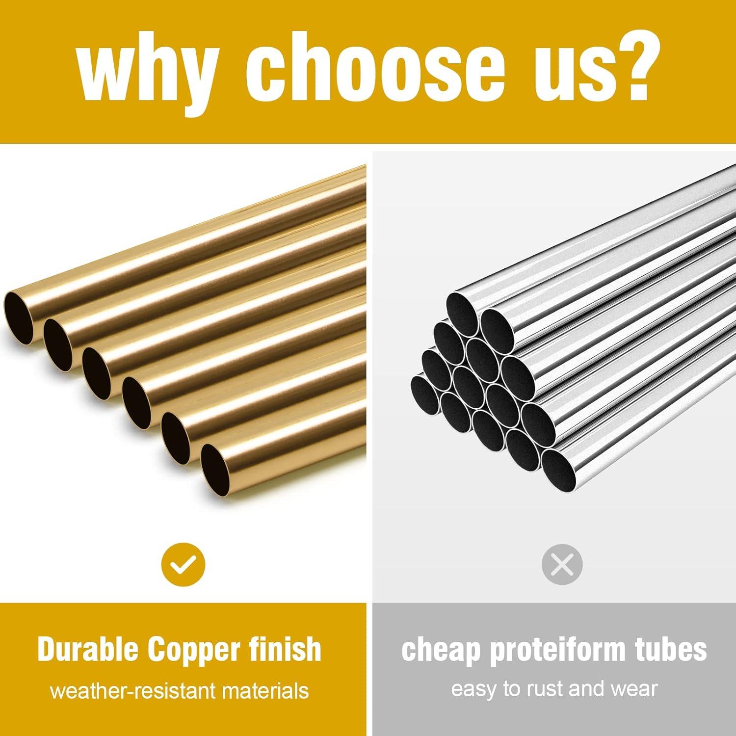 Campanas de Viento YLYYCC 76 cm con 24 Tubos de Cobre y 16 Campanas