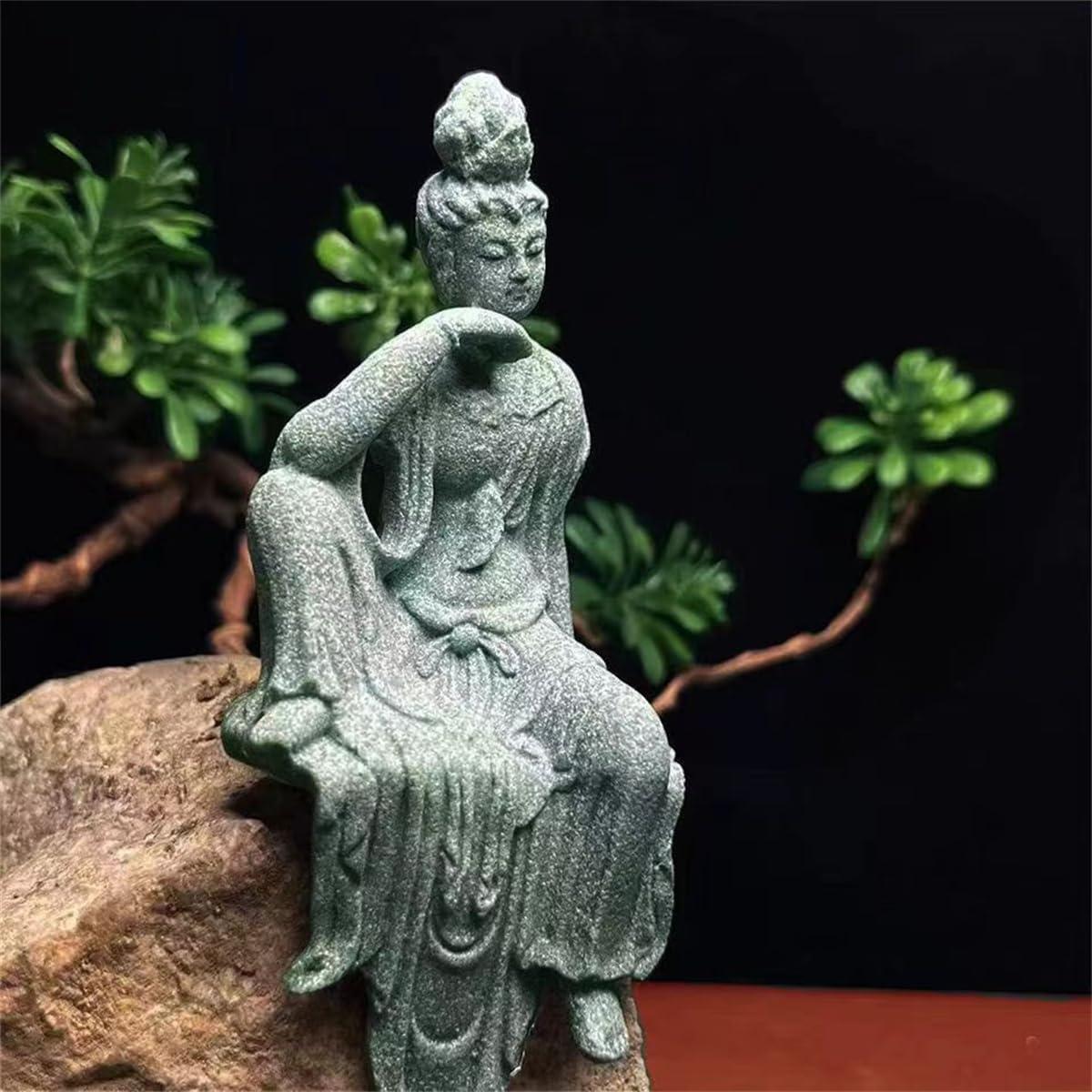 Estatua de Buda para Acuarios Livelyfish - 7.87 cm Arenisca