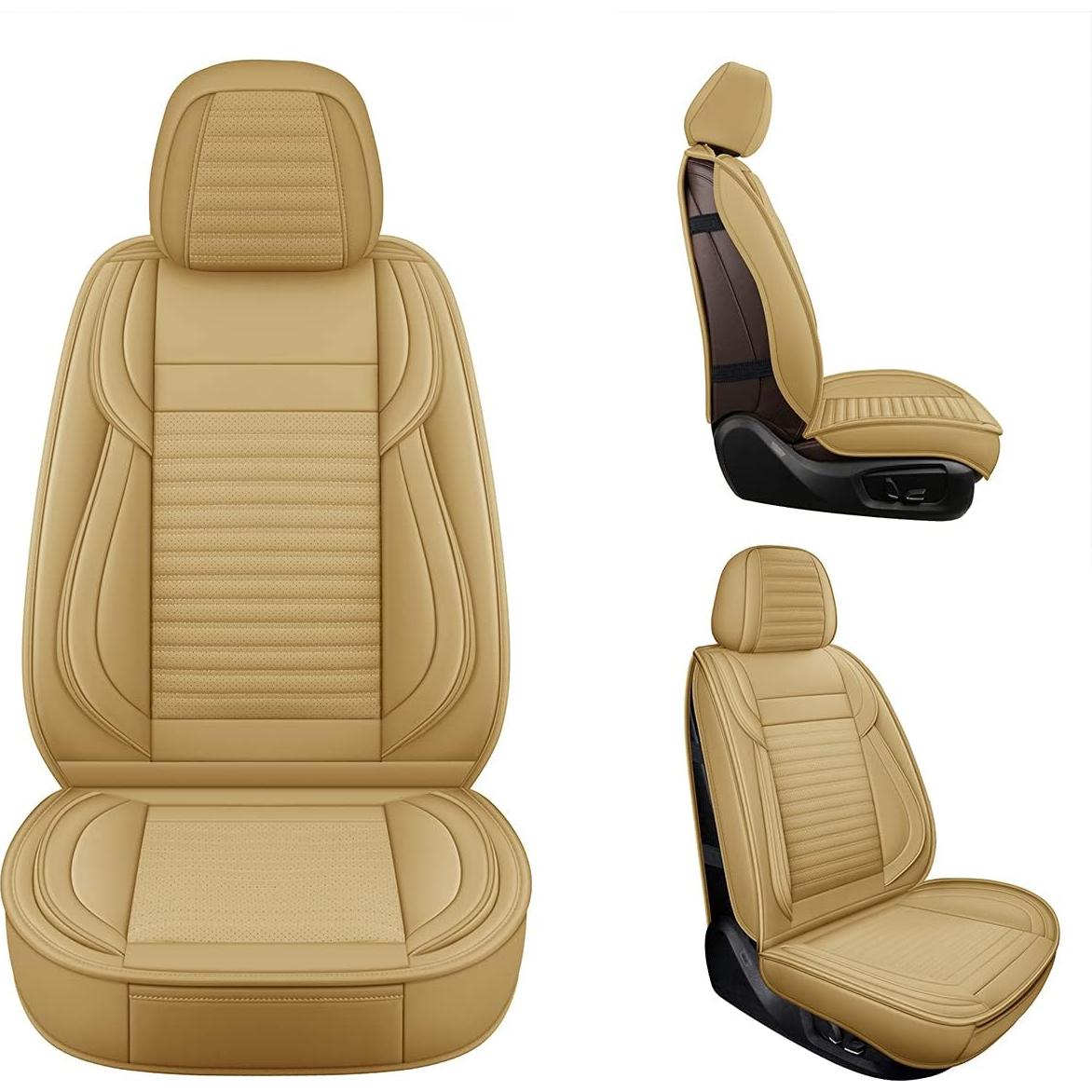Funda de Asiento de Coche LINGVIDO Beige Universal para SUV