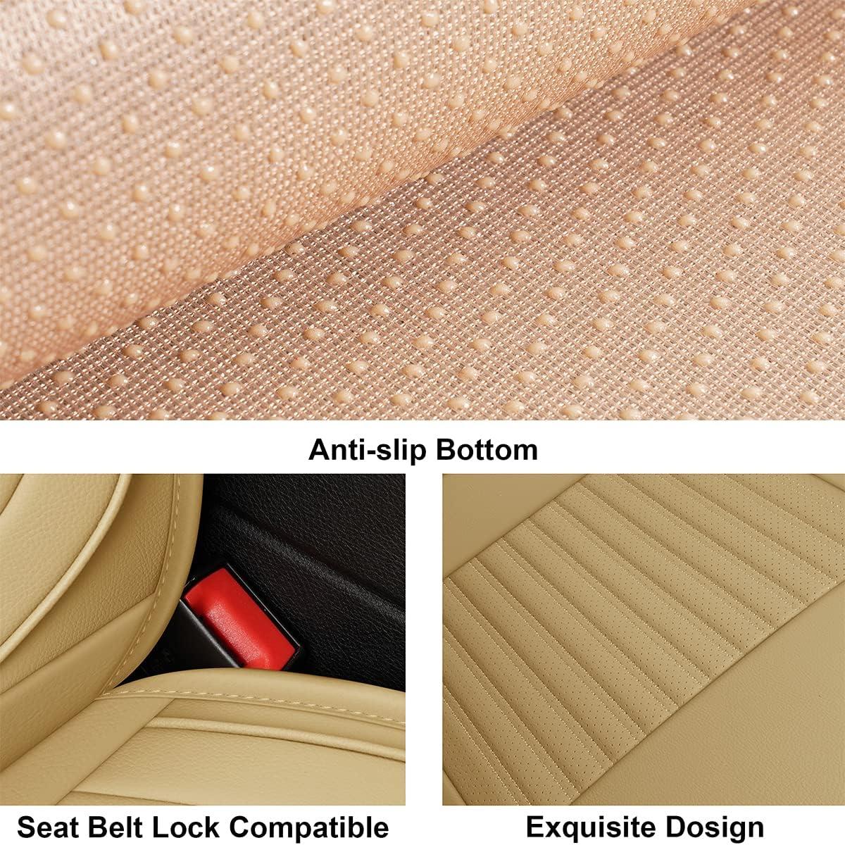 Funda de Asiento de Coche LINGVIDO Beige Universal para SUV