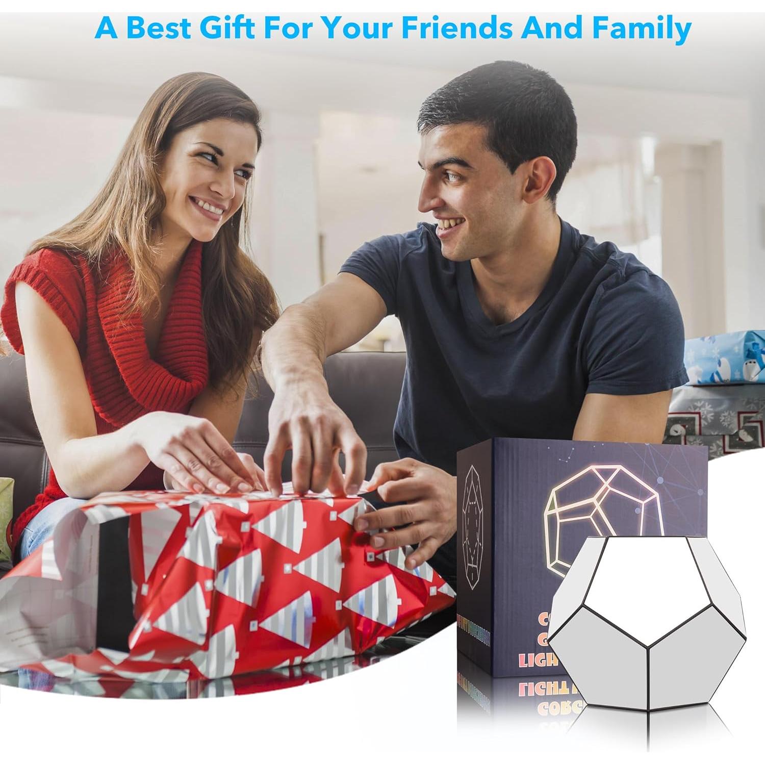 Lámpara de Mesa LED RGBW Dodecaédrica E.P. LIGHT 19.1cm