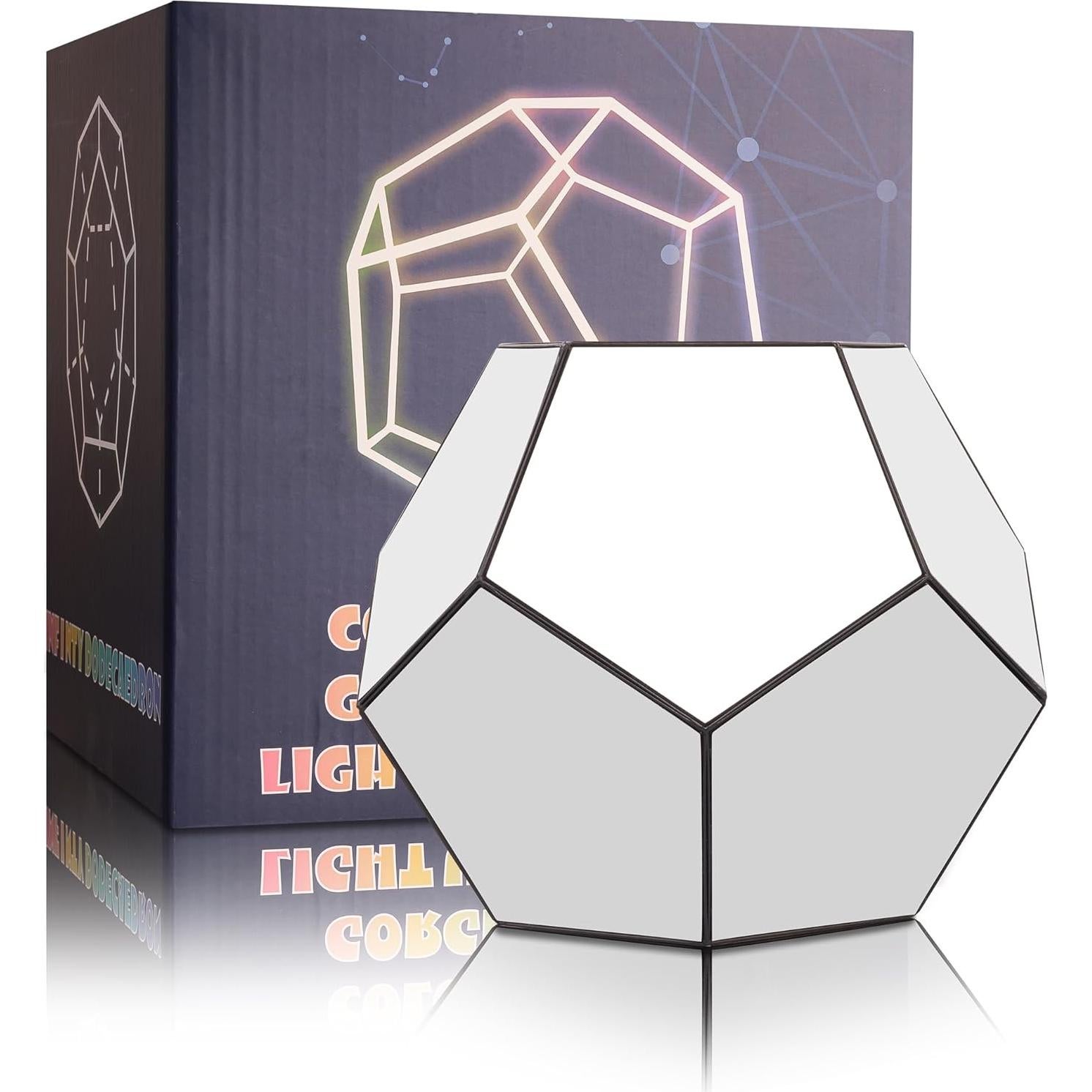 Lámpara de Mesa LED RGBW Dodecaédrica E.P. LIGHT 19.1cm