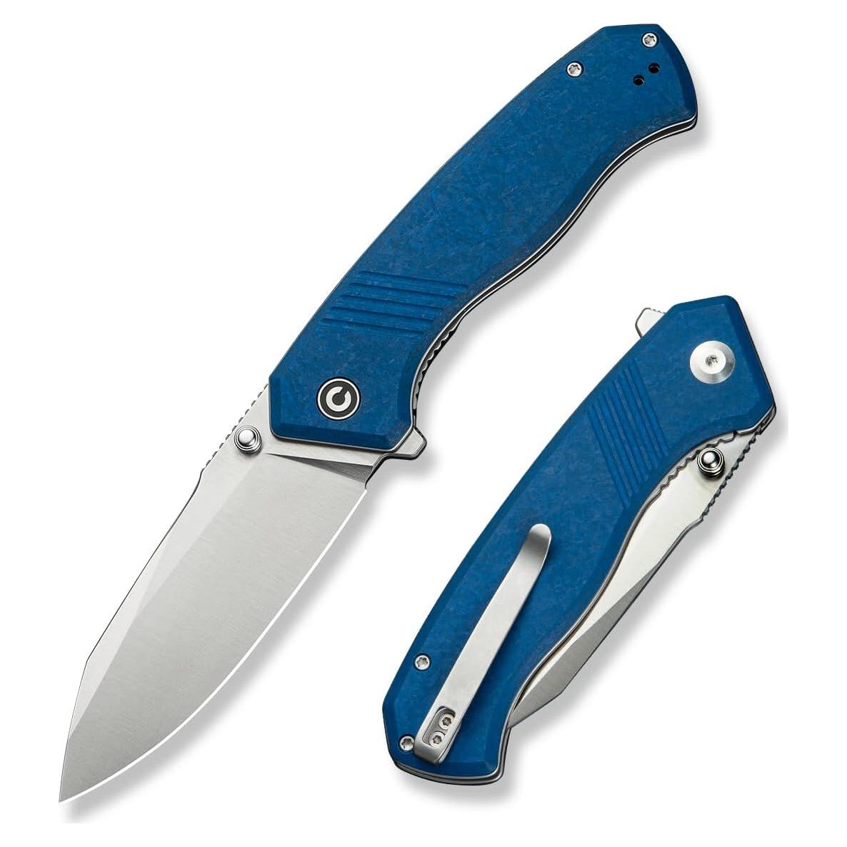 Cuchillo Plegable CIVIVI Placoid 14C28N Mango G10 Azul 9.32 cm