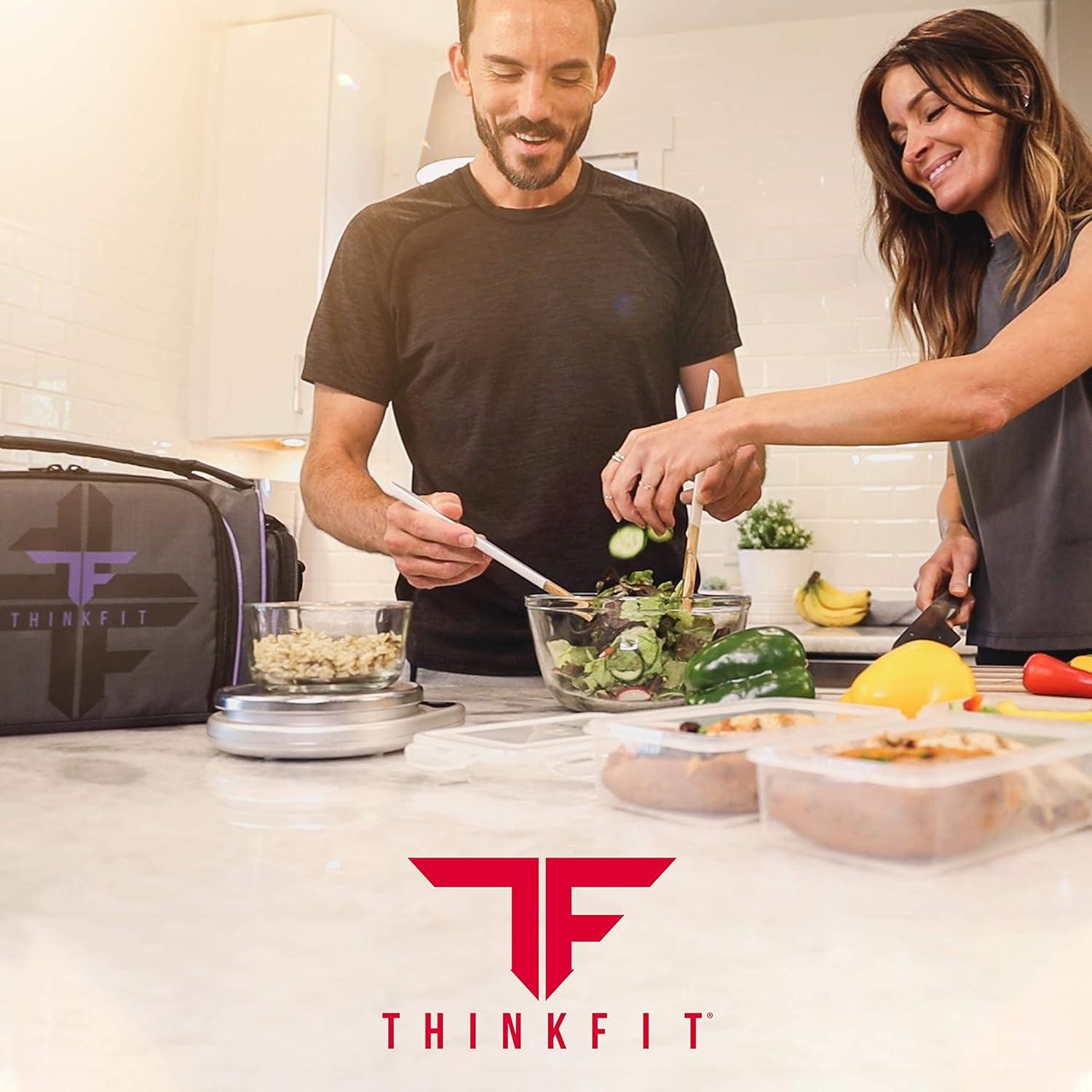 Bolsa Térmica ThinkFit con 6 Contenedores y Vaso Mezclador