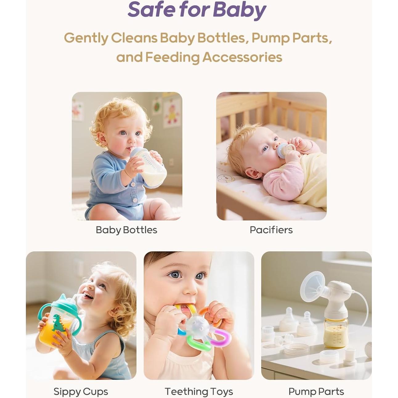 Tabletas de detergente Nuliie 130 unidades para limpieza de botellas